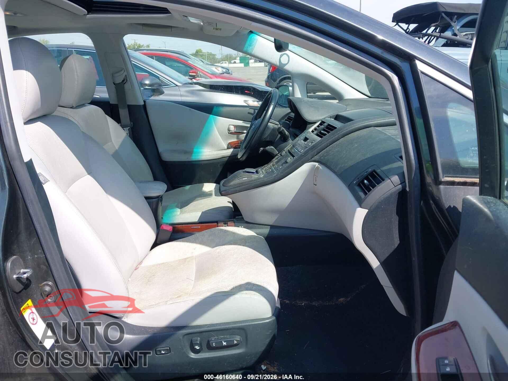 LEXUS HS 250H 2010 - JTHBB1BA1A2006263
