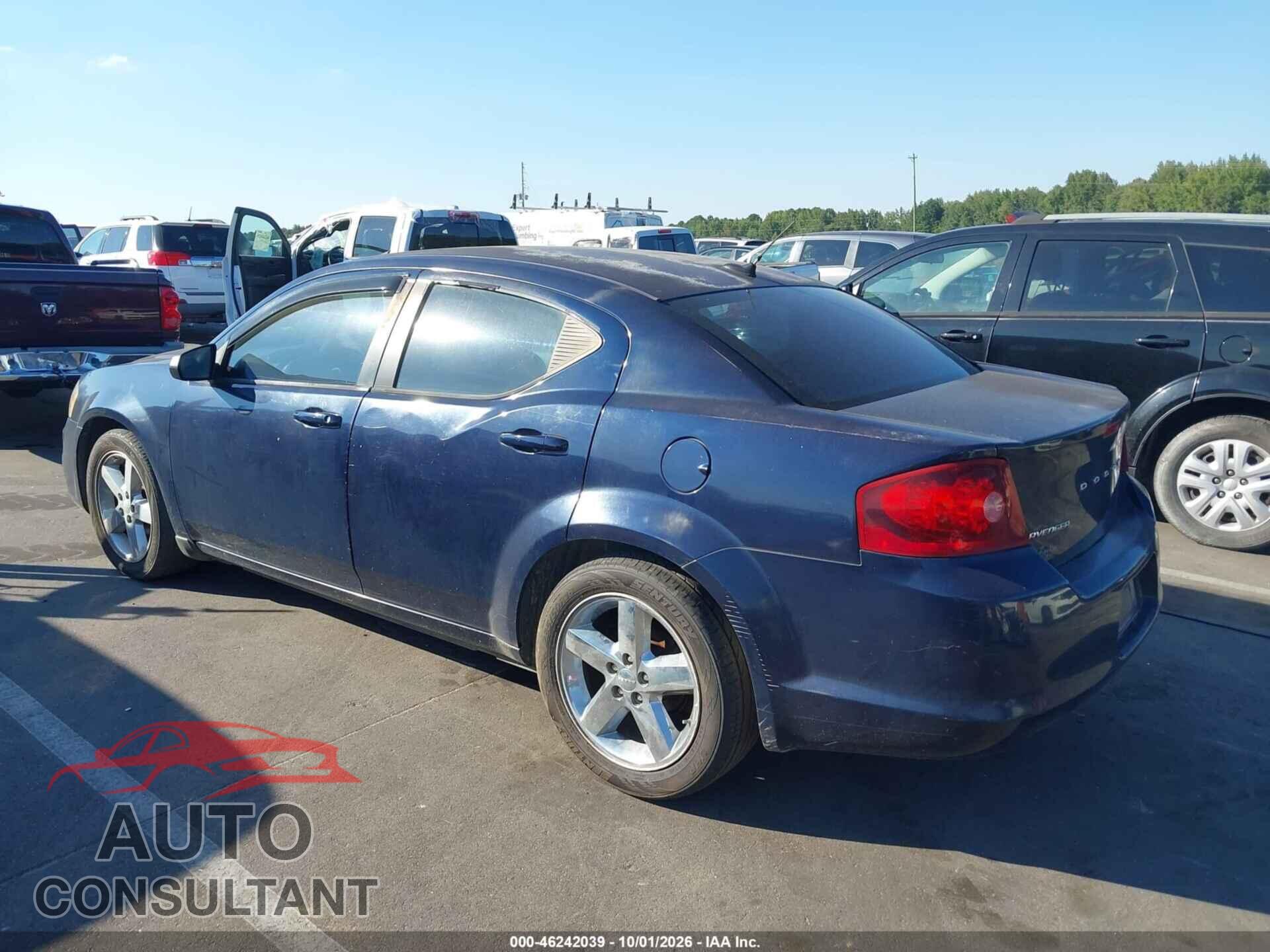DODGE AVENGER 2013 - 1C3CDZAG3DN750572