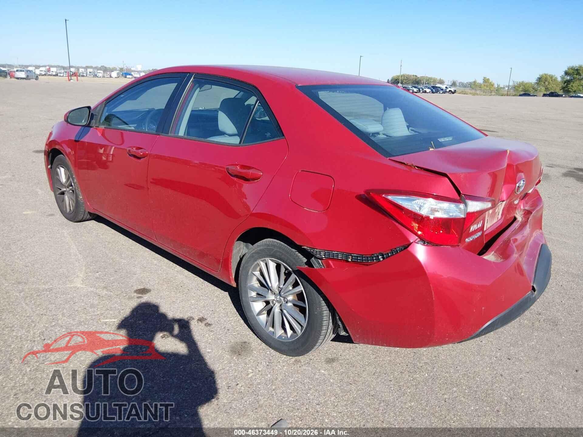 TOYOTA COROLLA 2015 - 2T1BURHE0FC418221