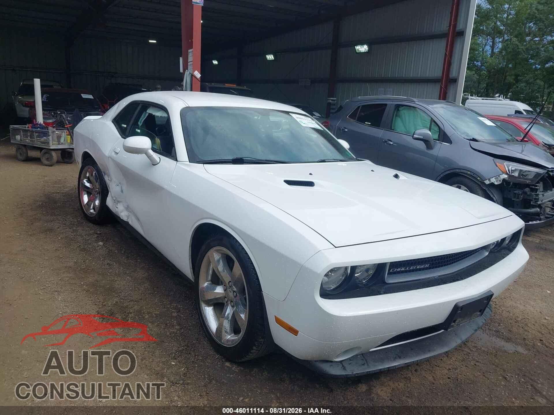 DODGE CHALLENGER 2012 - 2C3CDYAG3CH135182