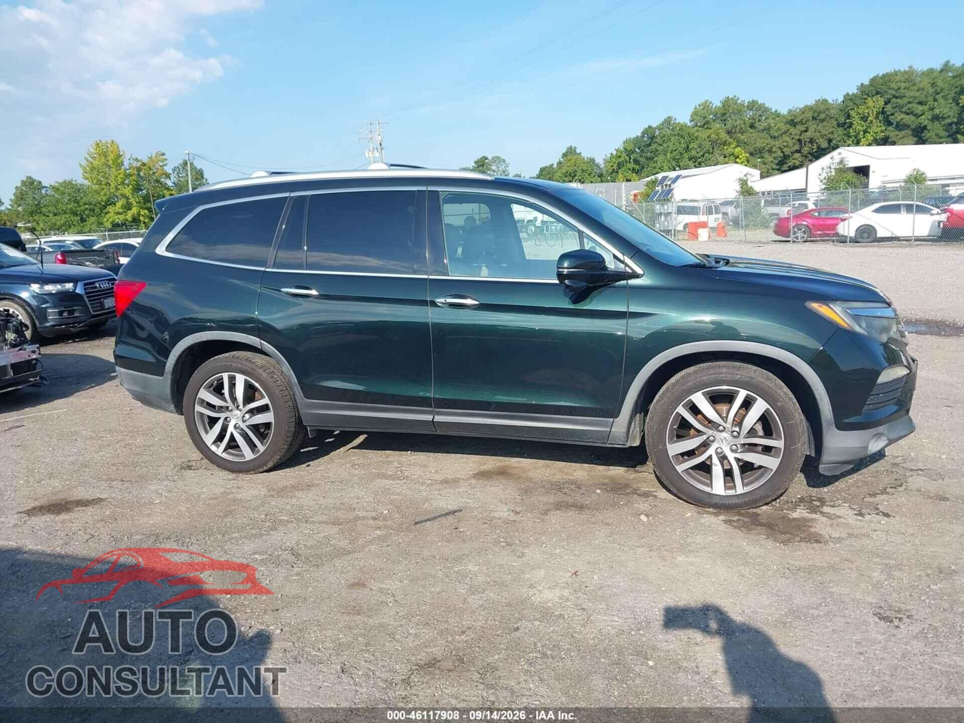 HONDA PILOT 2016 - 5FNYF6H96GB094503