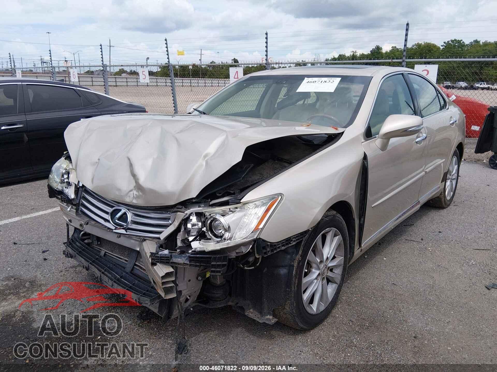 LEXUS ES 350 2012 - JTHBK1EG3C2482727