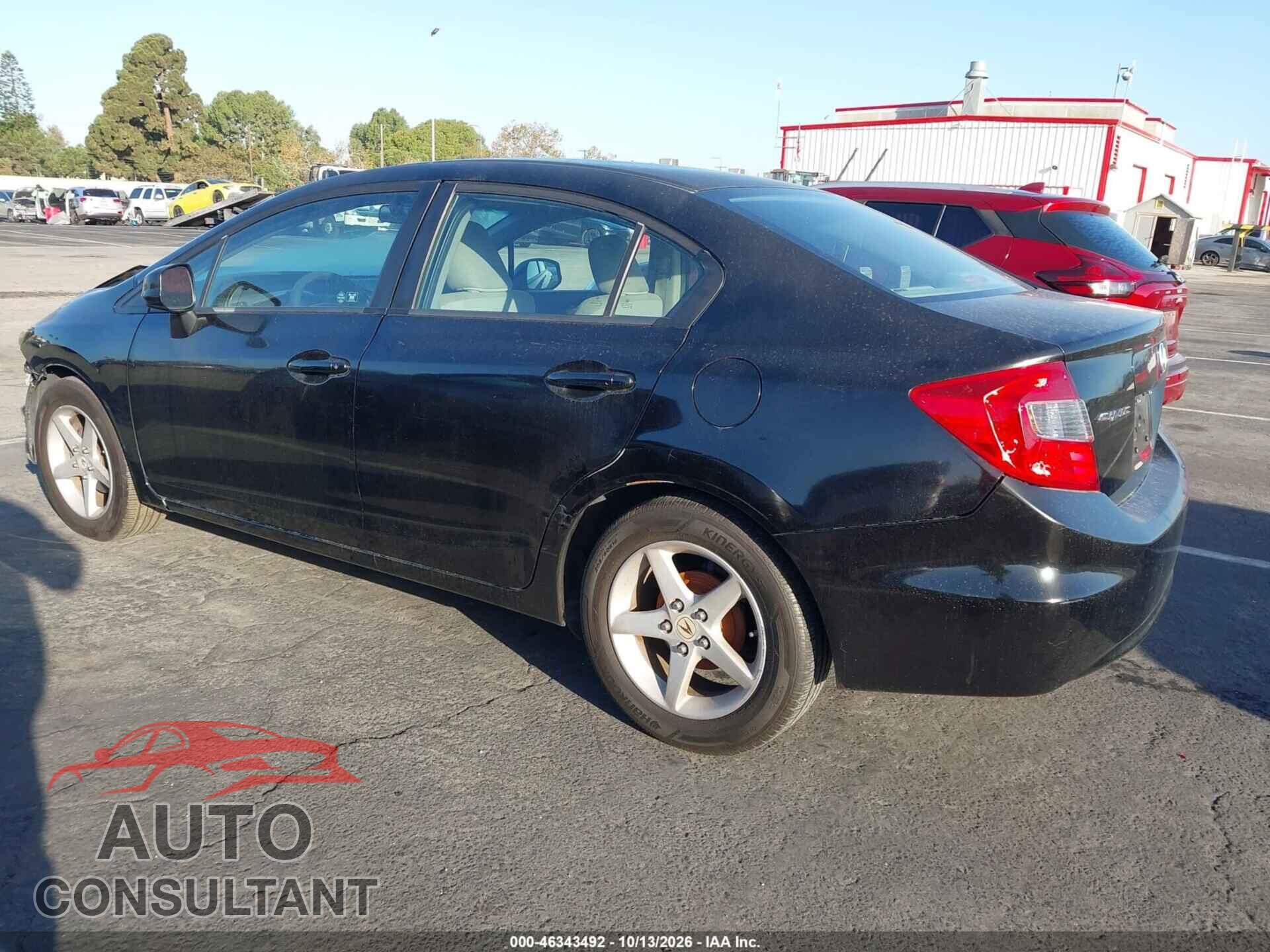 HONDA CIVIC 2012 - 19XFB2F59CE074418