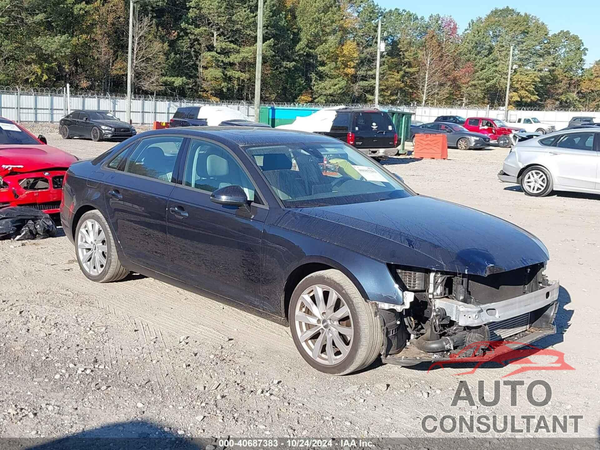 AUDI A4 2017 - WAUGMAF46HN049394