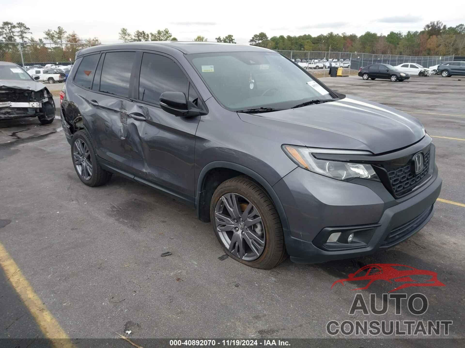 HONDA PASSPORT 2019 - 5FNYF7H50KB001048