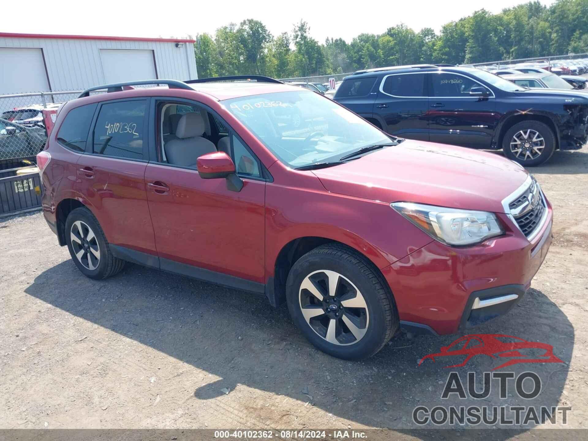 SUBARU FORESTER 2018 - JF2SJAEC1JG410525