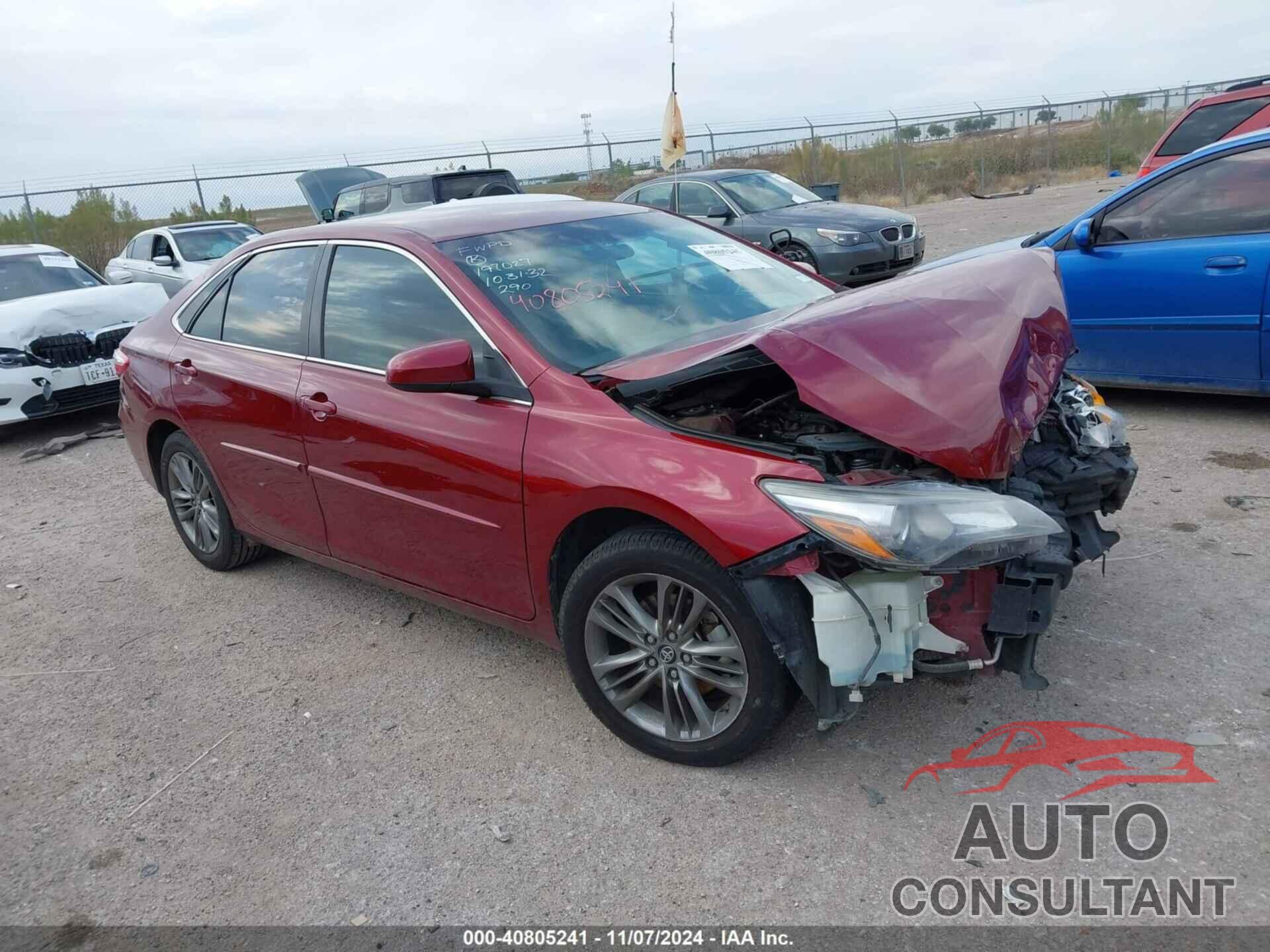 TOYOTA CAMRY 2017 - 4T1BF1FK6HU754994