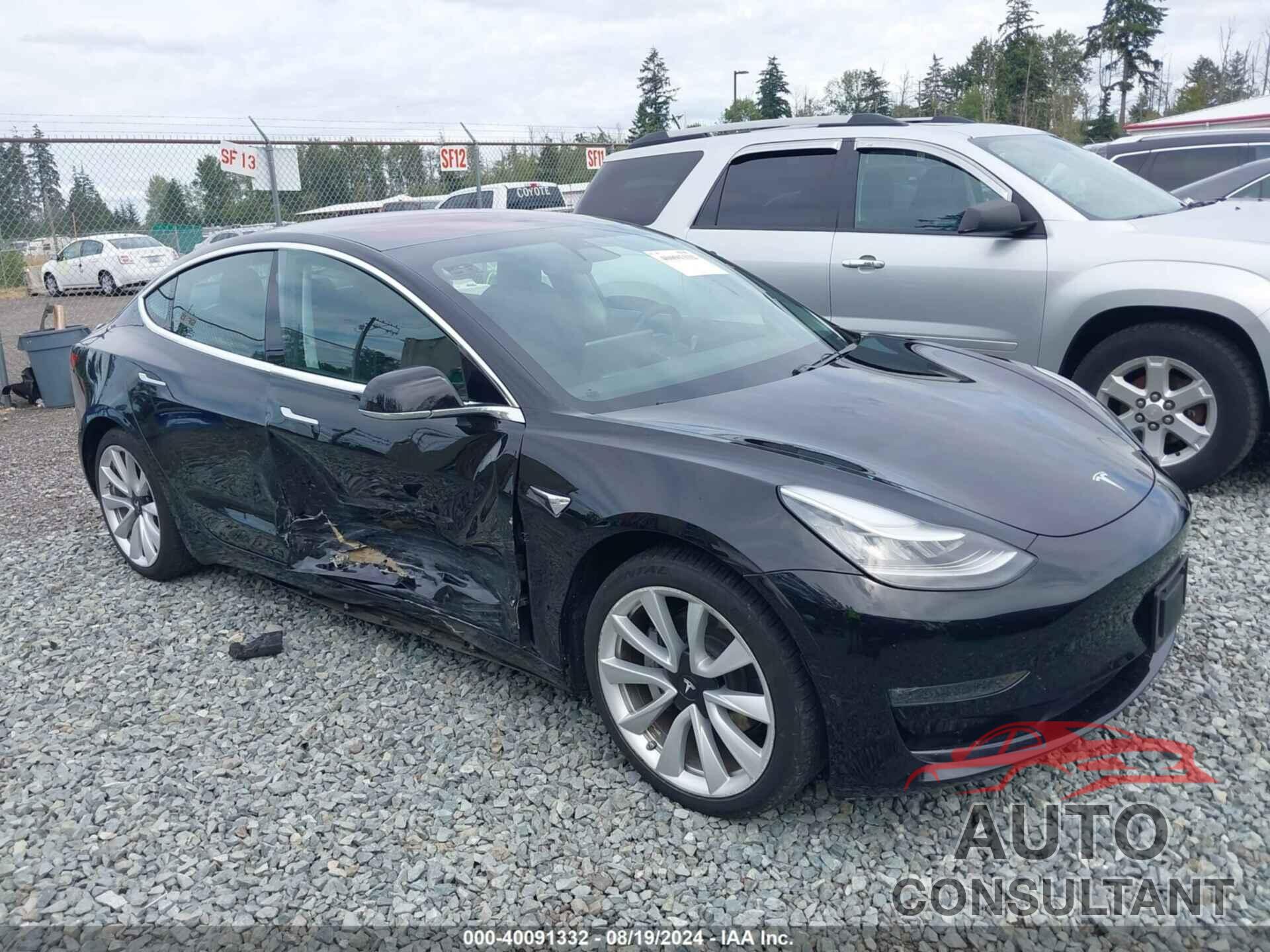 TESLA MODEL 3 2019 - 5YJ3E1EA5KF190114