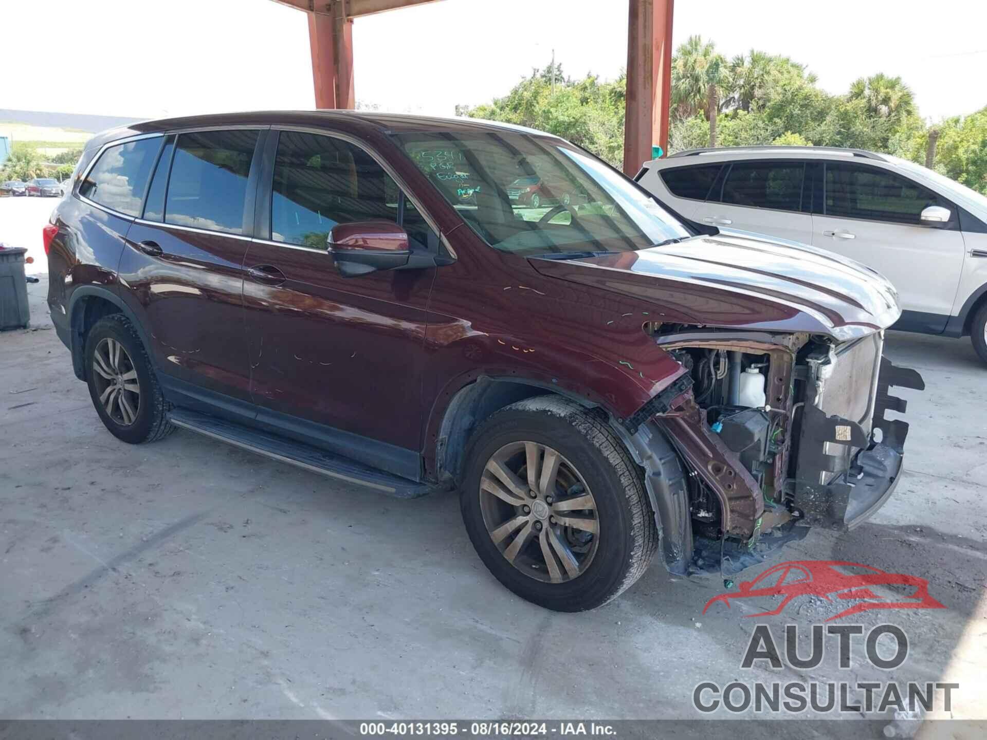 HONDA PILOT 2016 - 5FNYF6H33GB128652