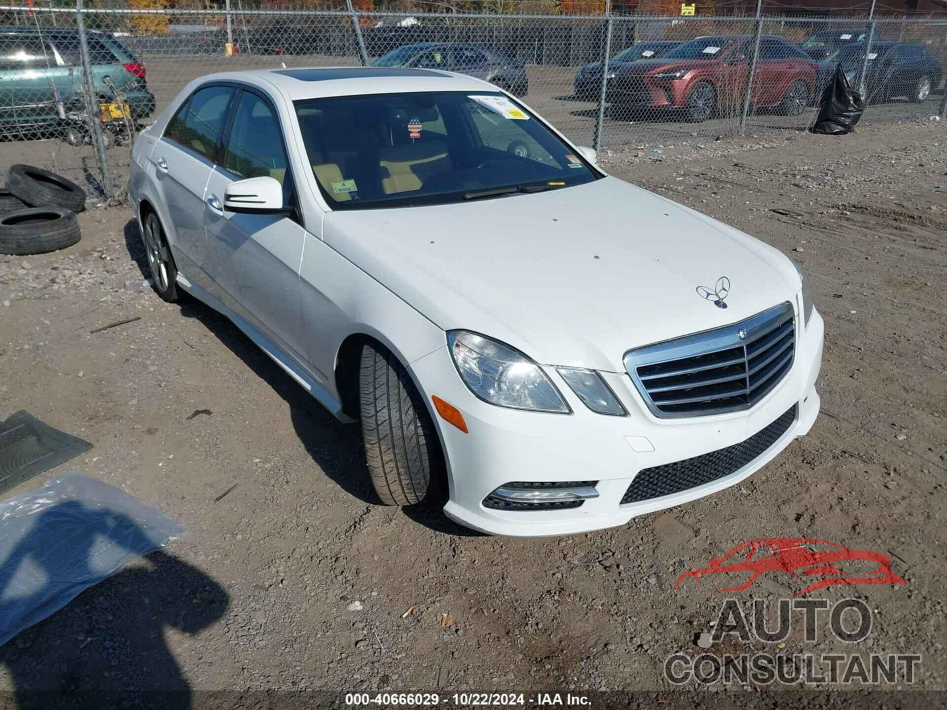 MERCEDES-BENZ E 350 2013 - WDDHF8JBXDA752116