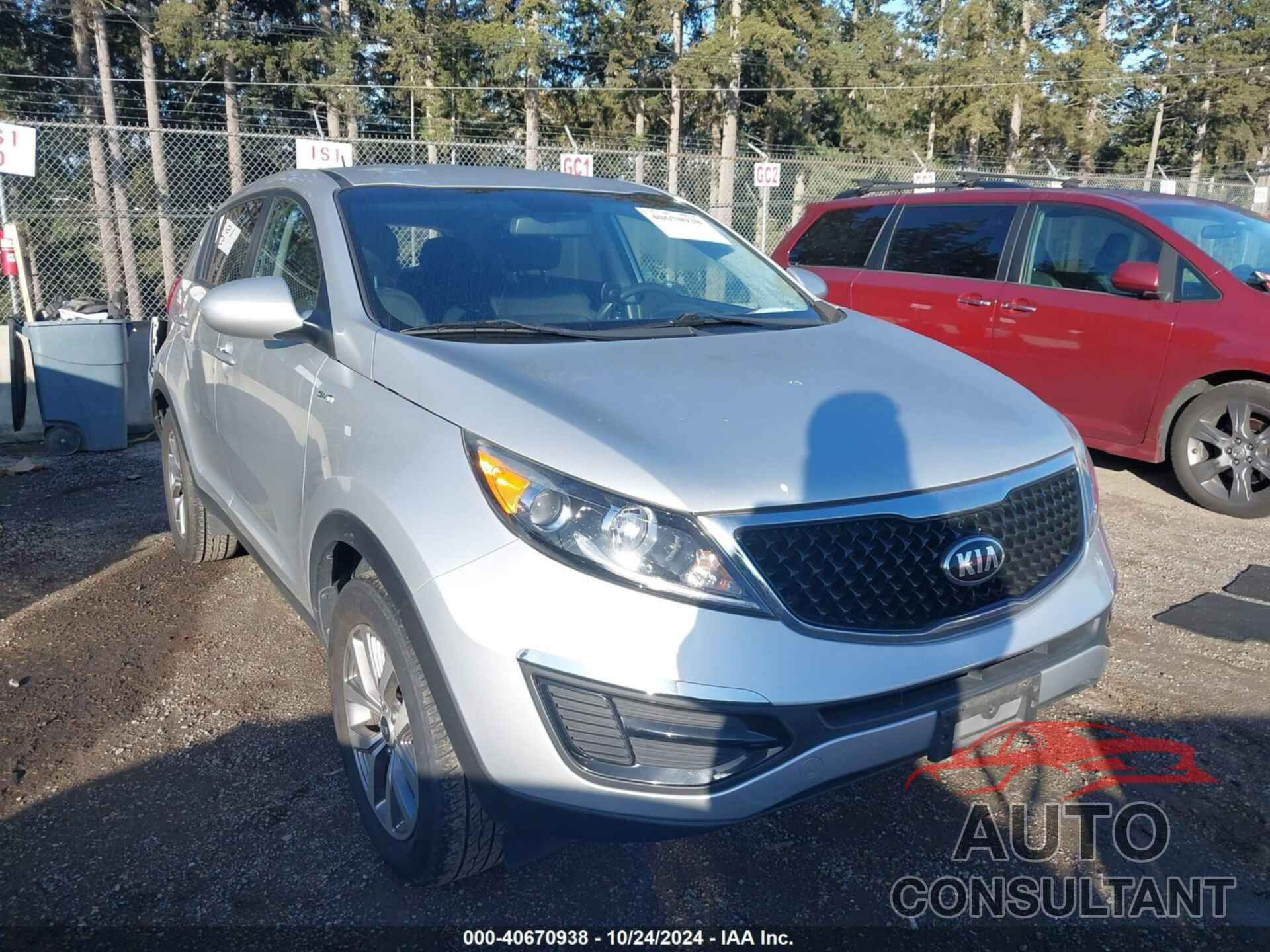 KIA SPORTAGE 2016 - KNDPBCAC2G7844304