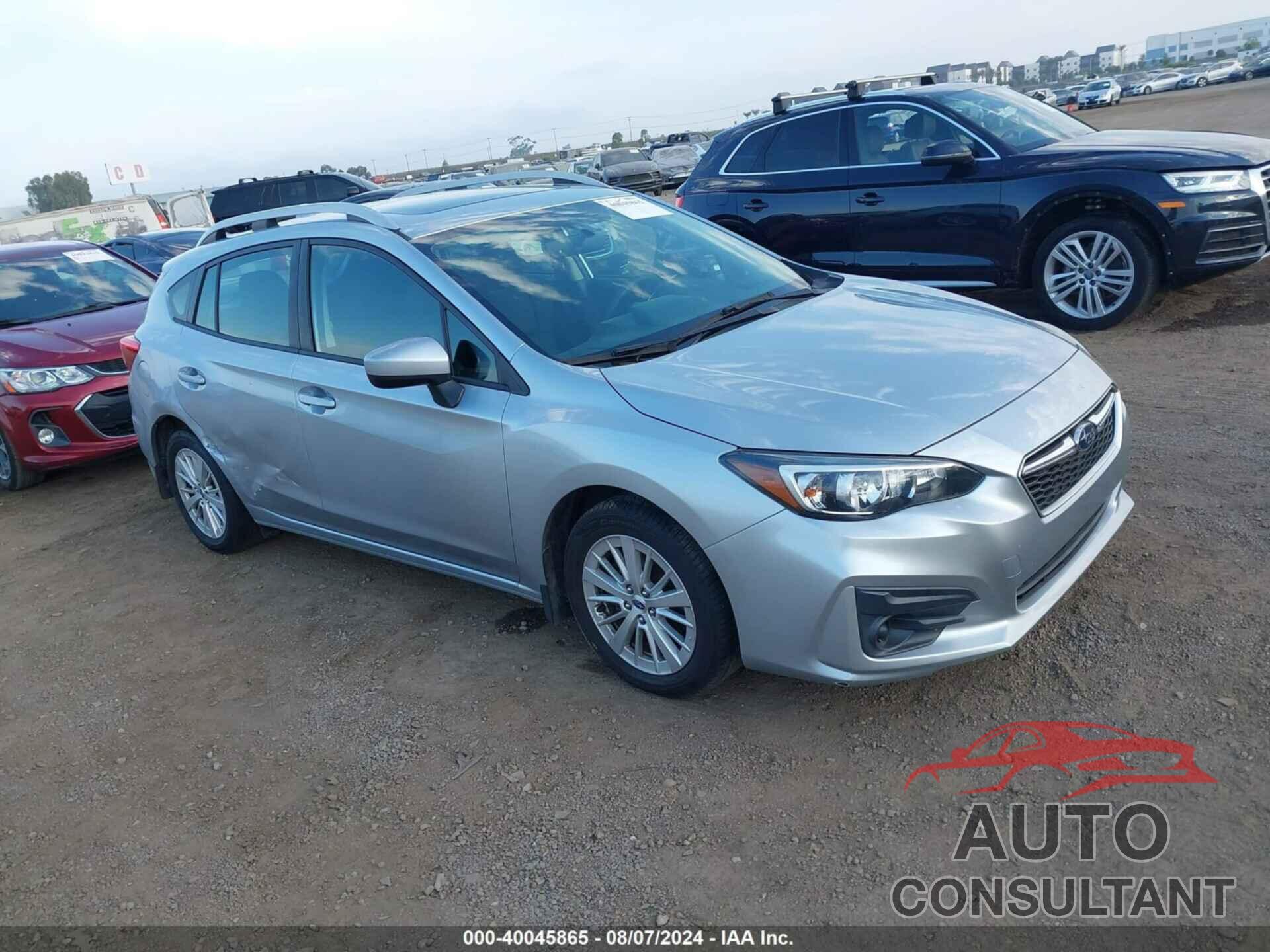 SUBARU IMPREZA 2018 - 4S3GTAB6XJ3732455