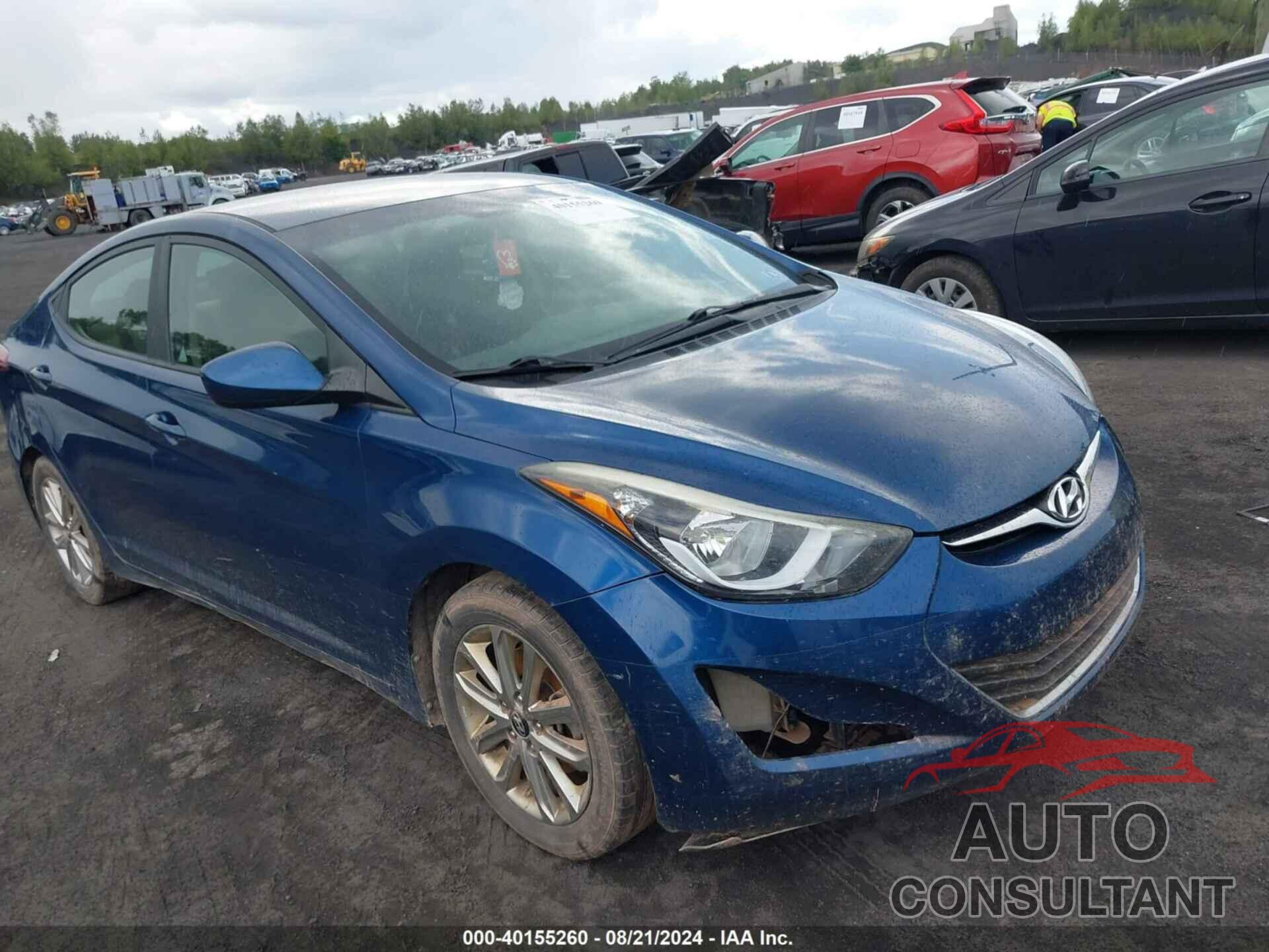 HYUNDAI ELANTRA 2016 - KMHDH4AE2GU552142