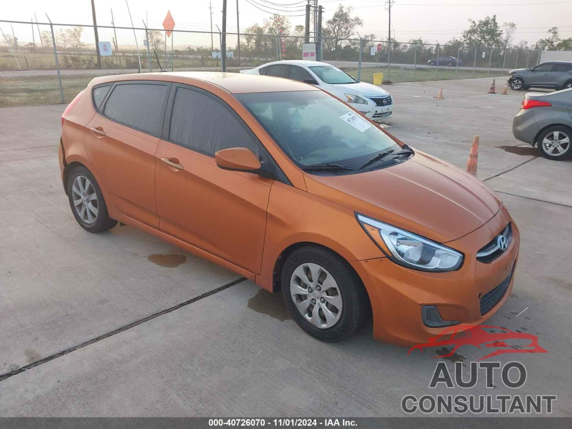 HYUNDAI ACCENT 2016 - KMHCT5AE0GU248159