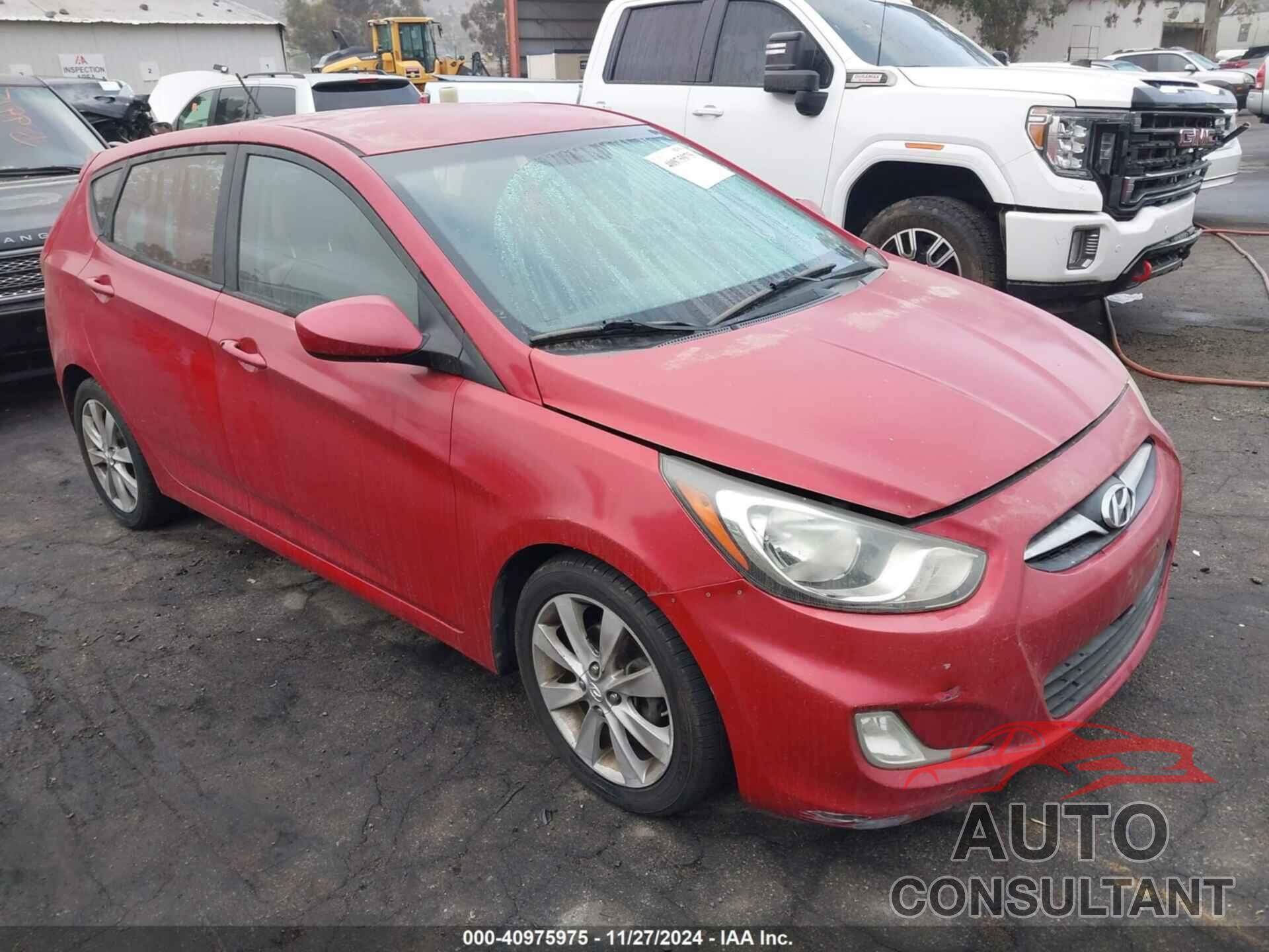 HYUNDAI ACCENT 2012 - KMHCU5AE8CU018070