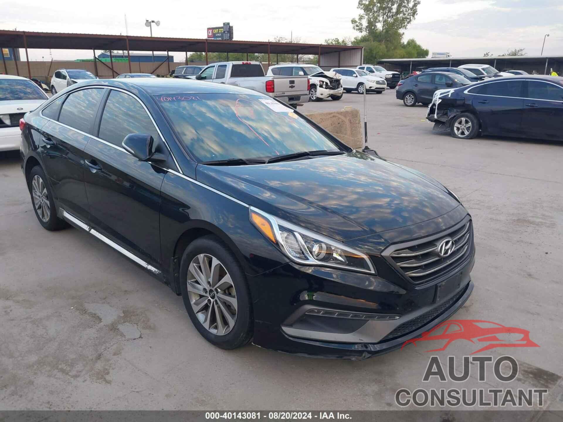 HYUNDAI SONATA 2017 - 5NPE34AF4HH469243