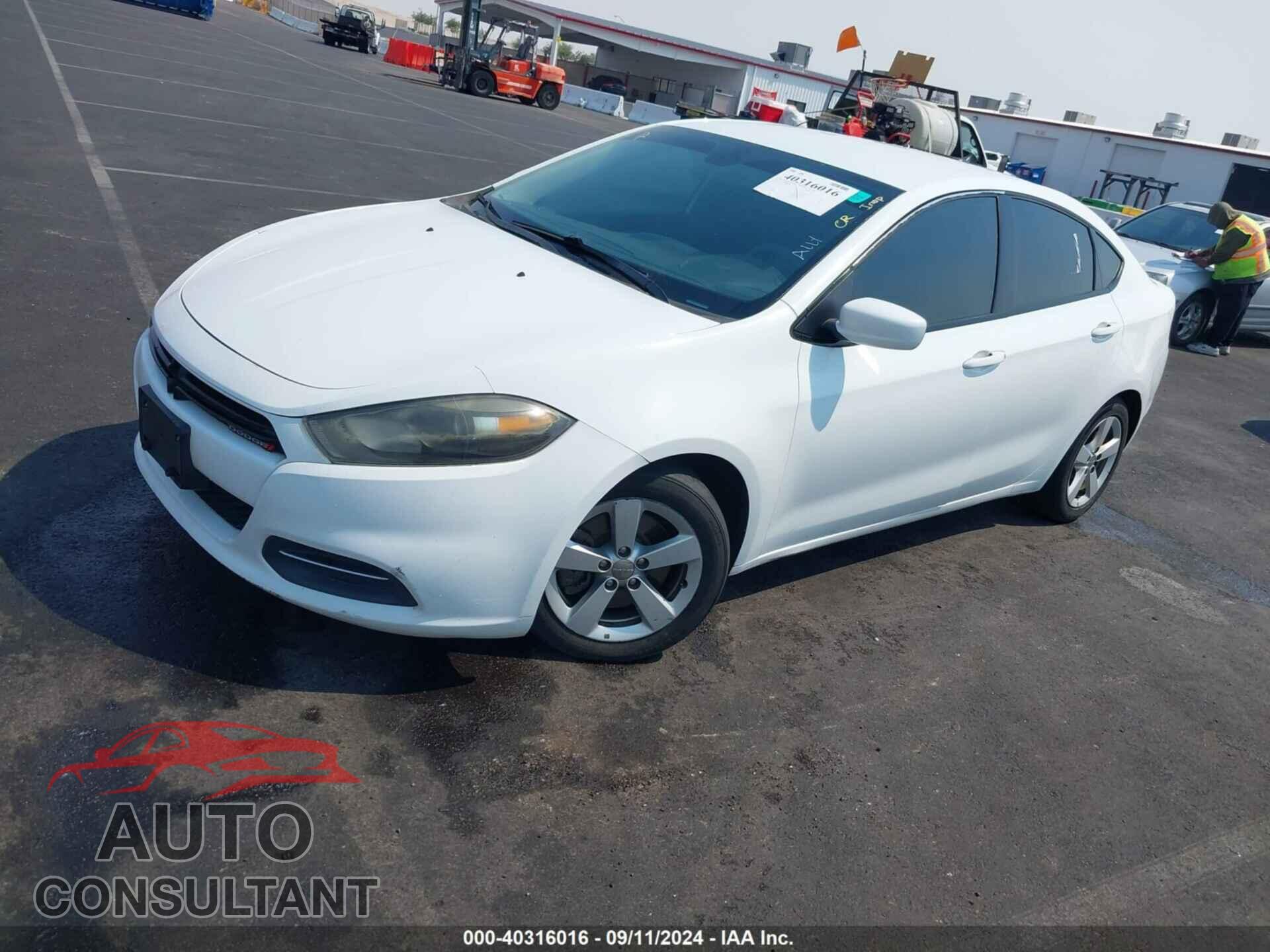 DODGE DART 2016 - 1C3CDFBB2GD551122