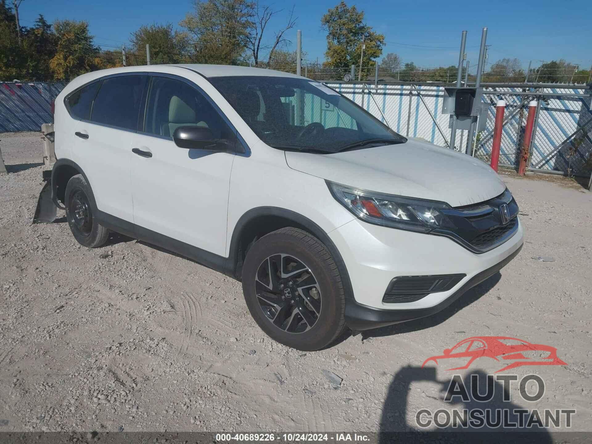 HONDA CR-V 2016 - 5J6RM4H41GL102906