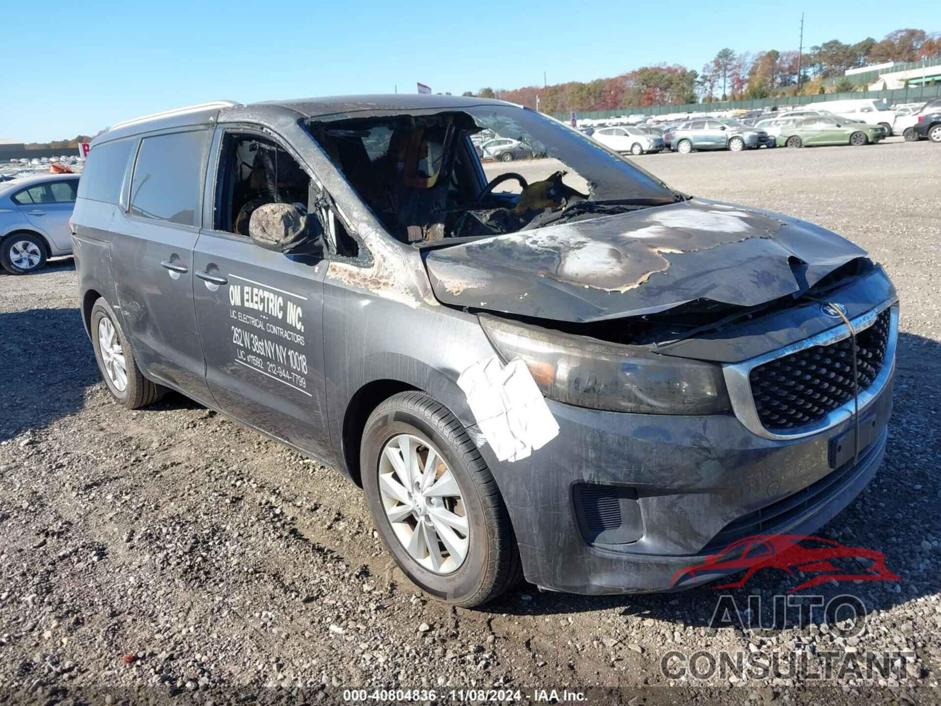 KIA SEDONA 2016 - KNDMB5C12G6146095