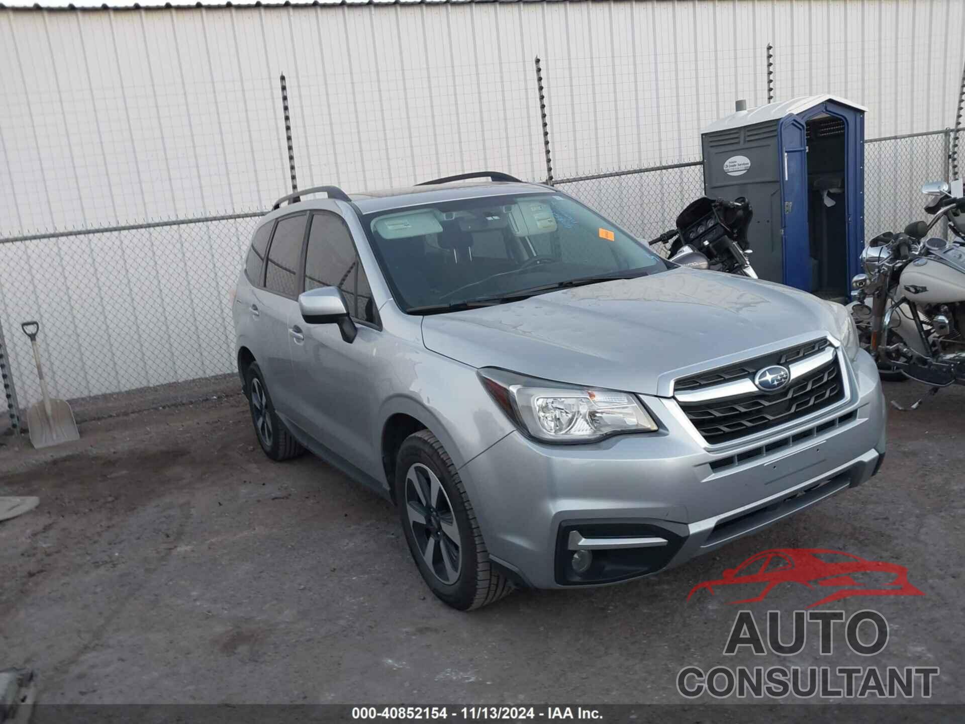 SUBARU FORESTER 2018 - JF2SJAGC0JH443281