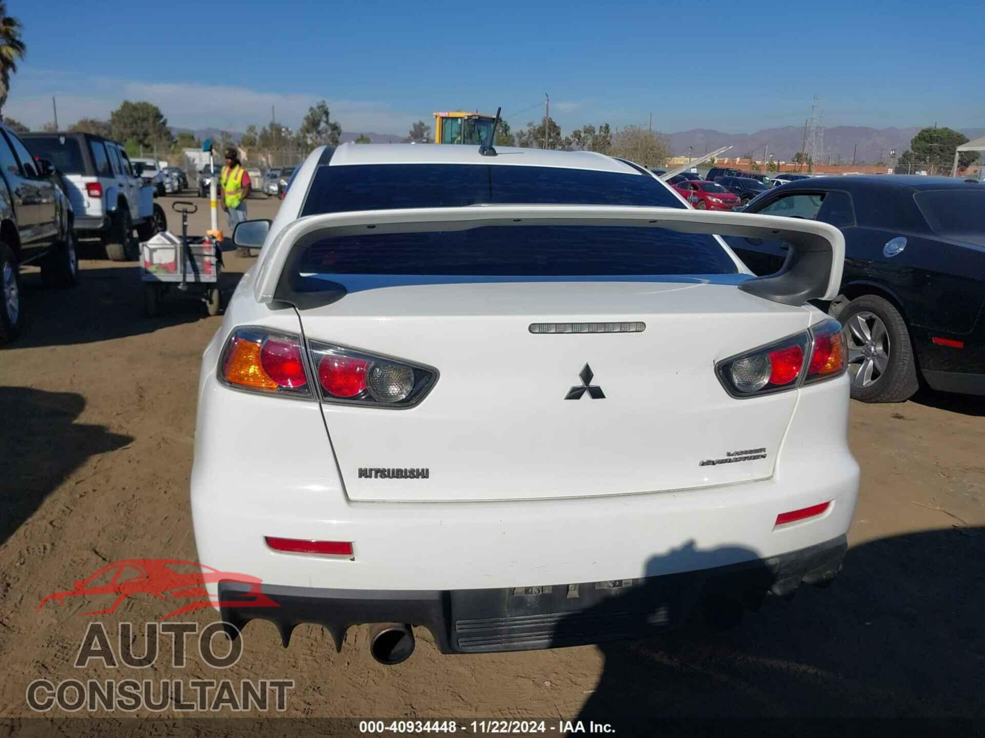 MITSUBISHI LANCER EVOLUTION 2014 - JA32W8FV1EU025173