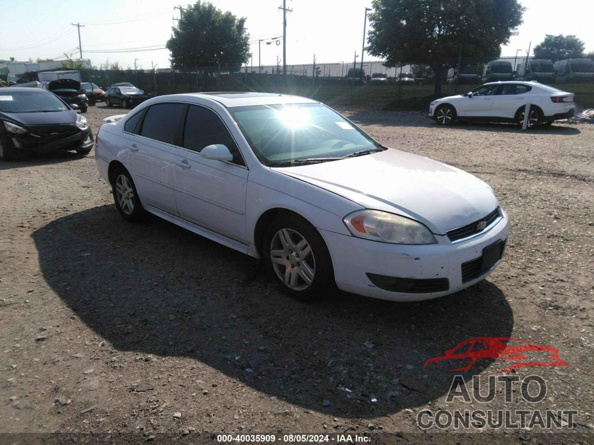 CHEVROLET IMPALA 2011 - 2G1WG5EK6B1278317