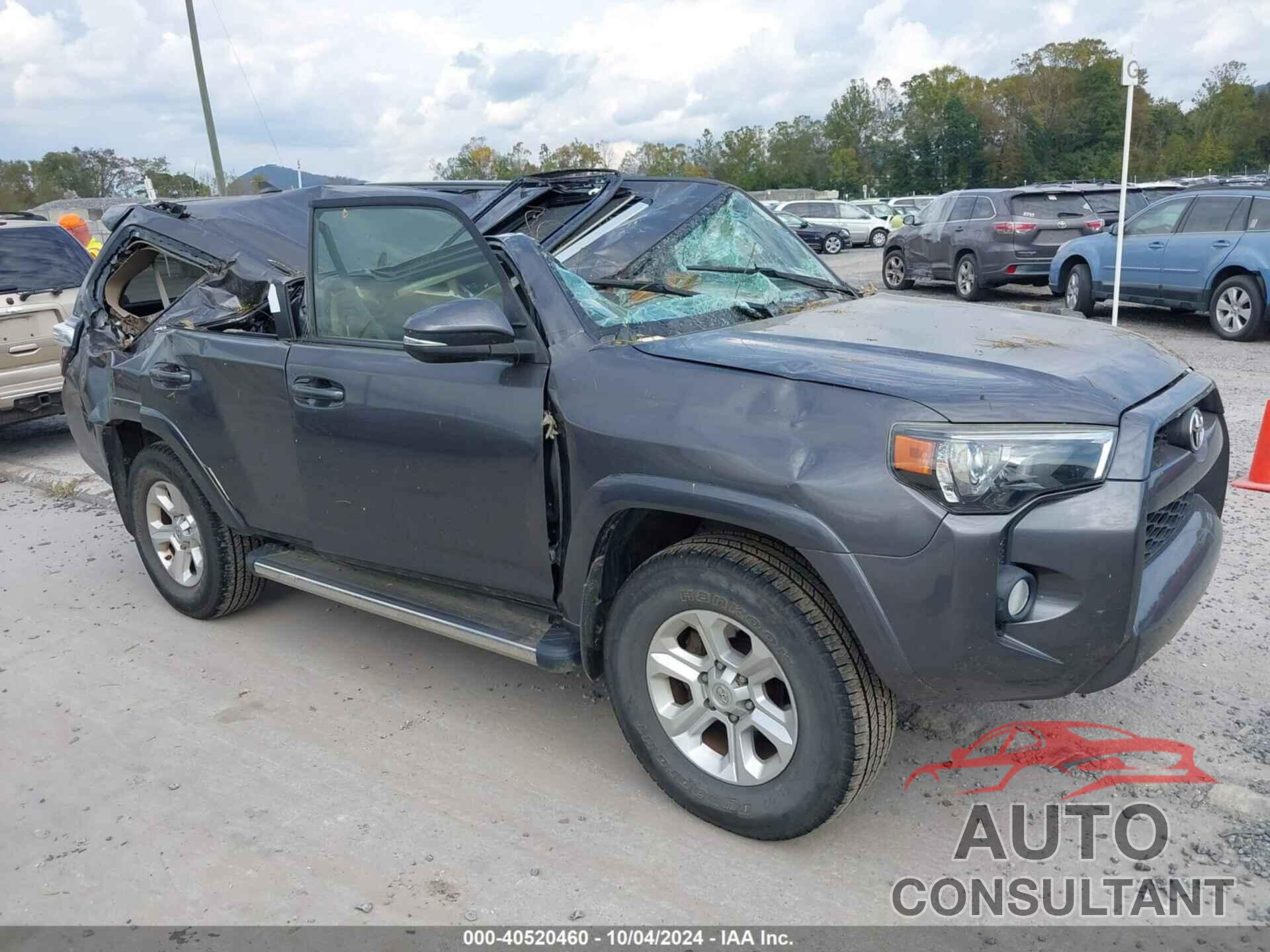 TOYOTA 4RUNNER 2016 - JTEBU5JR9G5317565