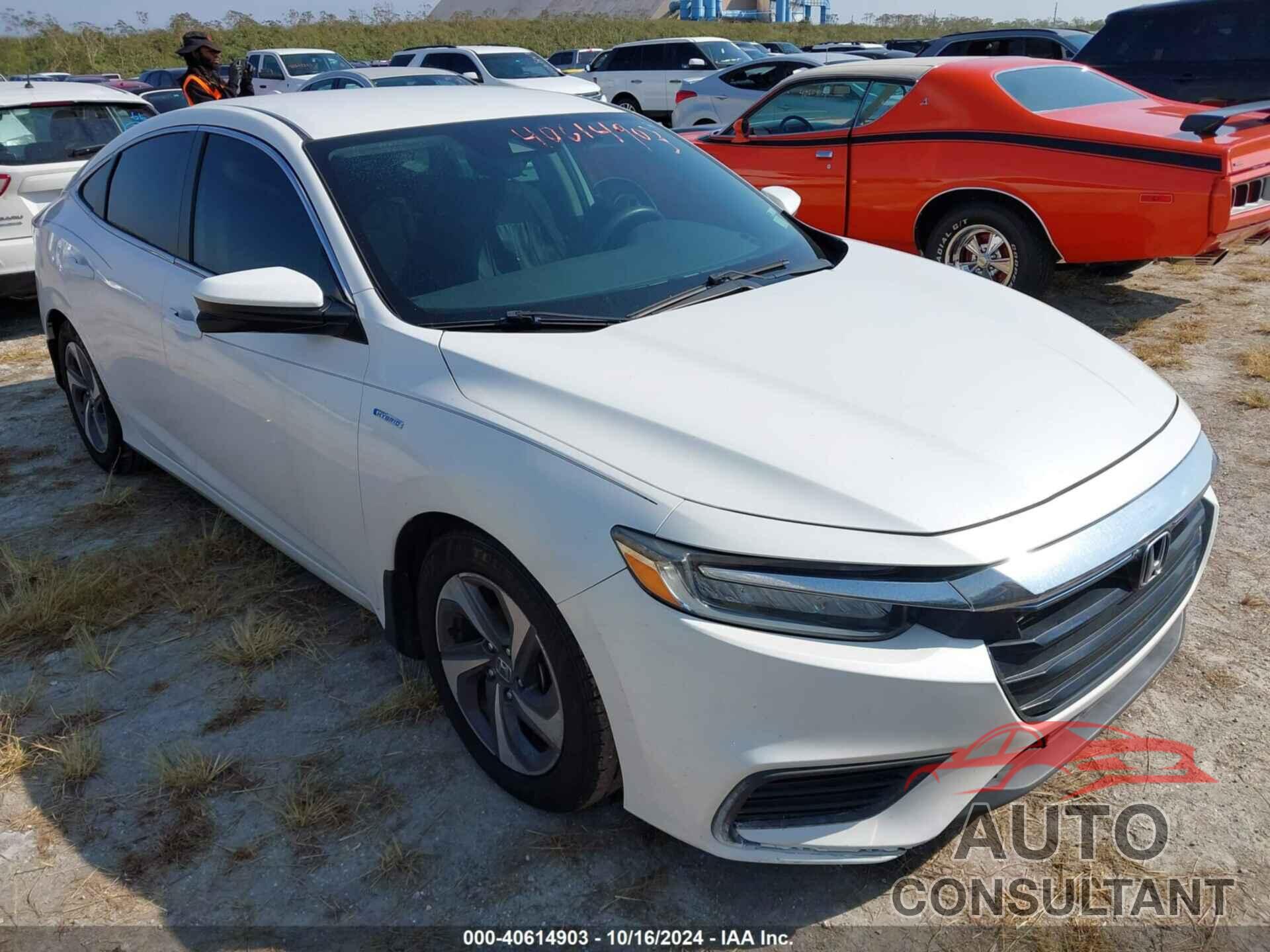 HONDA INSIGHT 2019 - 19XZE4F56KE012523