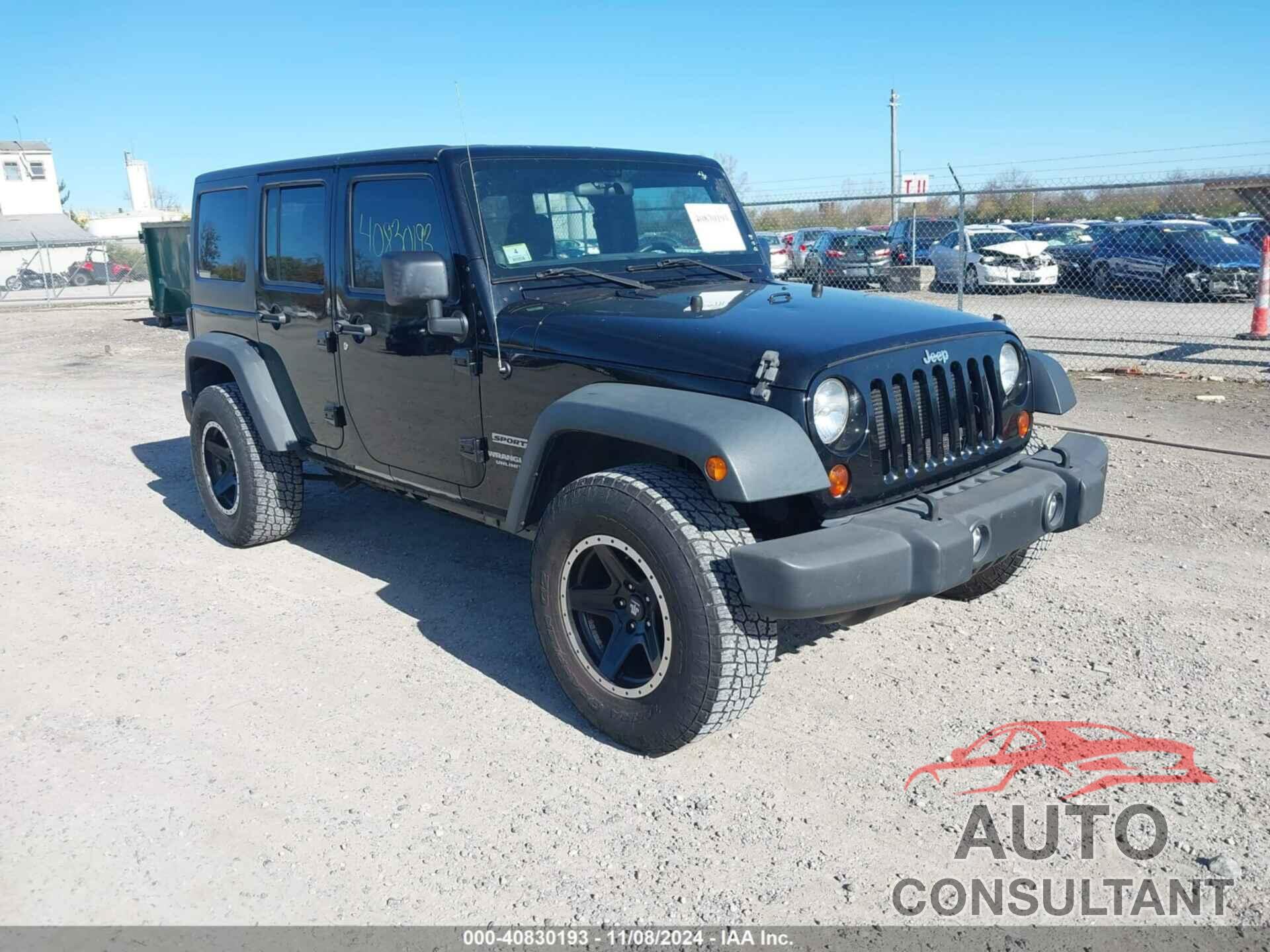 JEEP WRANGLER UNLIMITED 2013 - 1C4BJWDG0DL632629