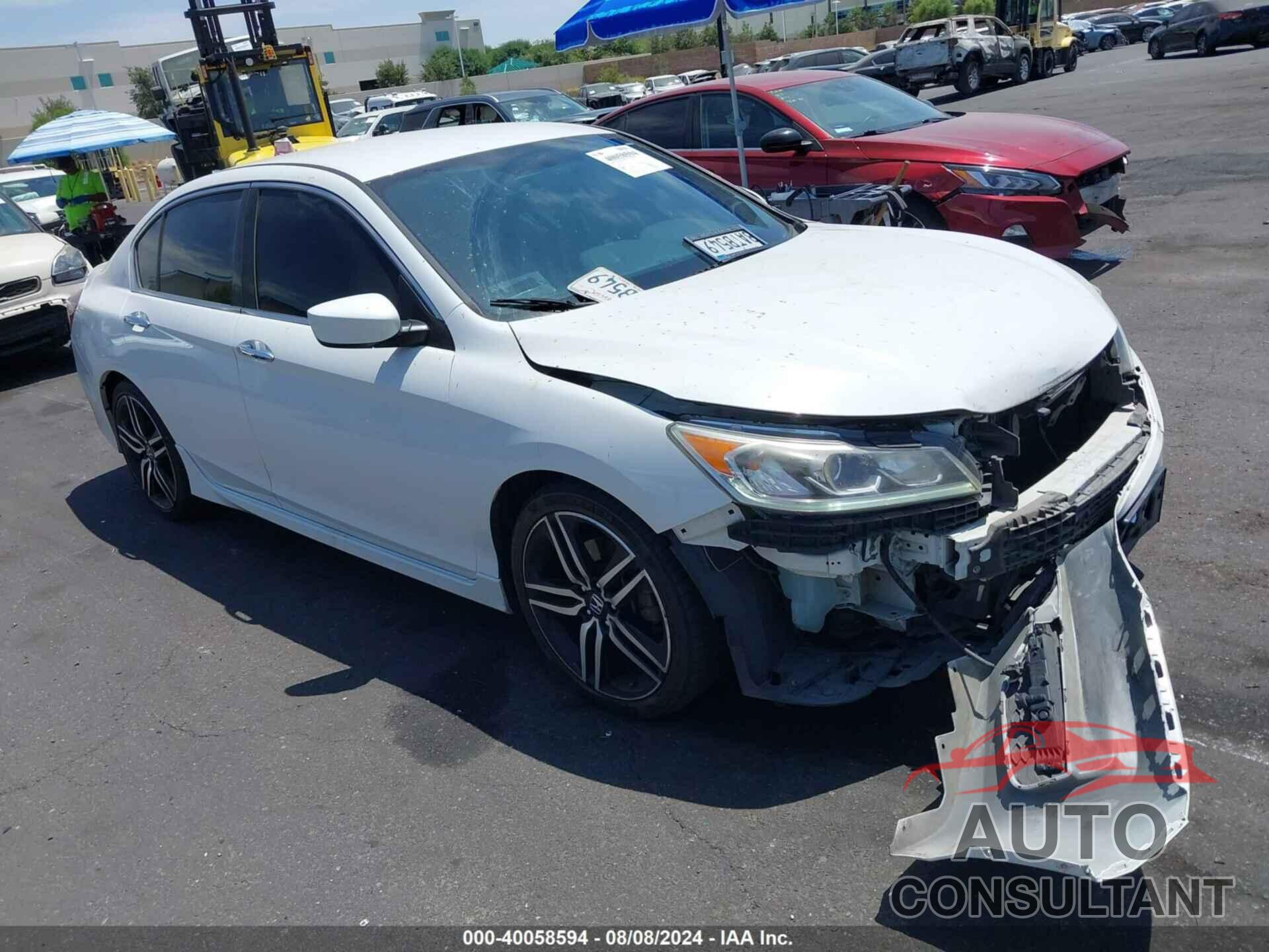 HONDA ACCORD 2017 - 1HGCR2F52HA292467