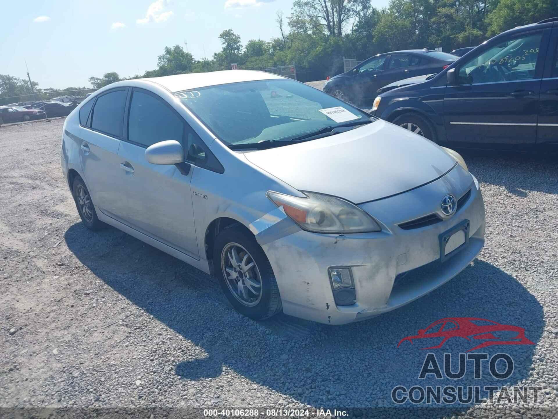 TOYOTA PRIUS 2011 - JTDKN3DUXB5336012