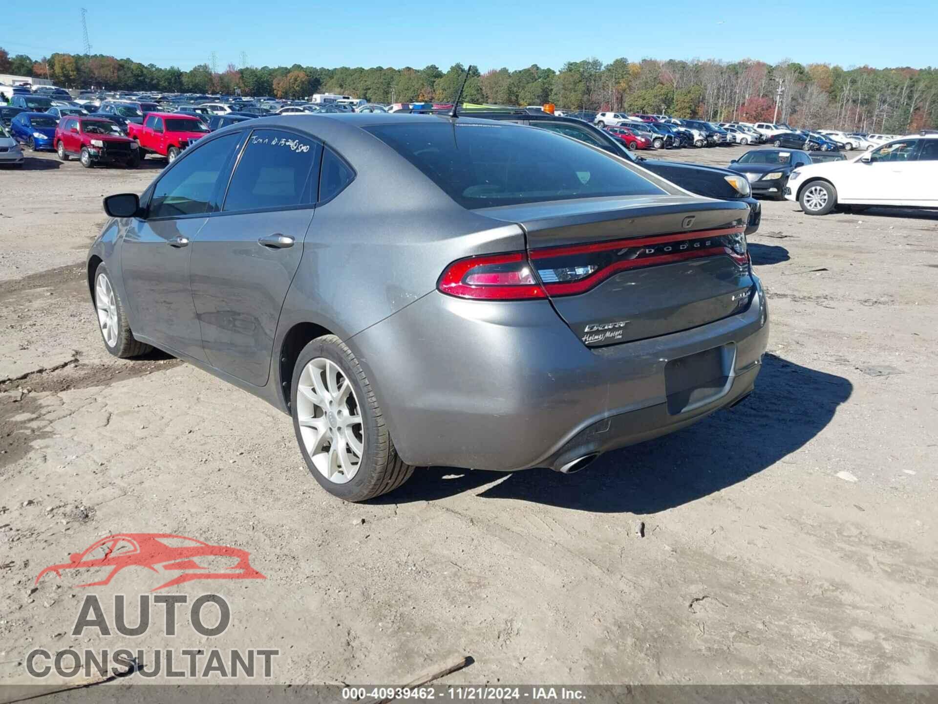 DODGE DART 2013 - 1C3CDFBH1DD204655