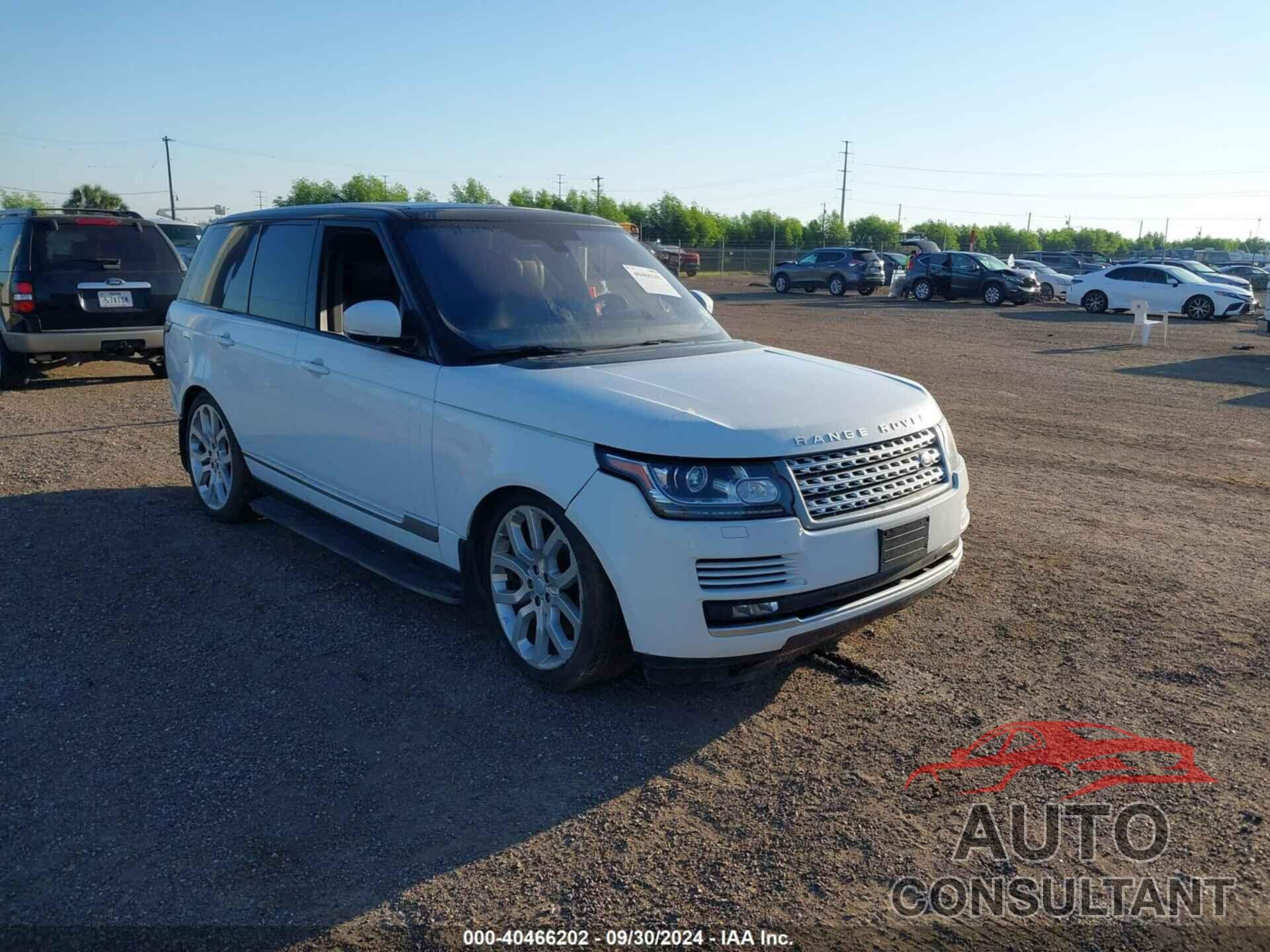 LAND ROVER RANGE ROVER 2016 - SALGS2EF6GA260062