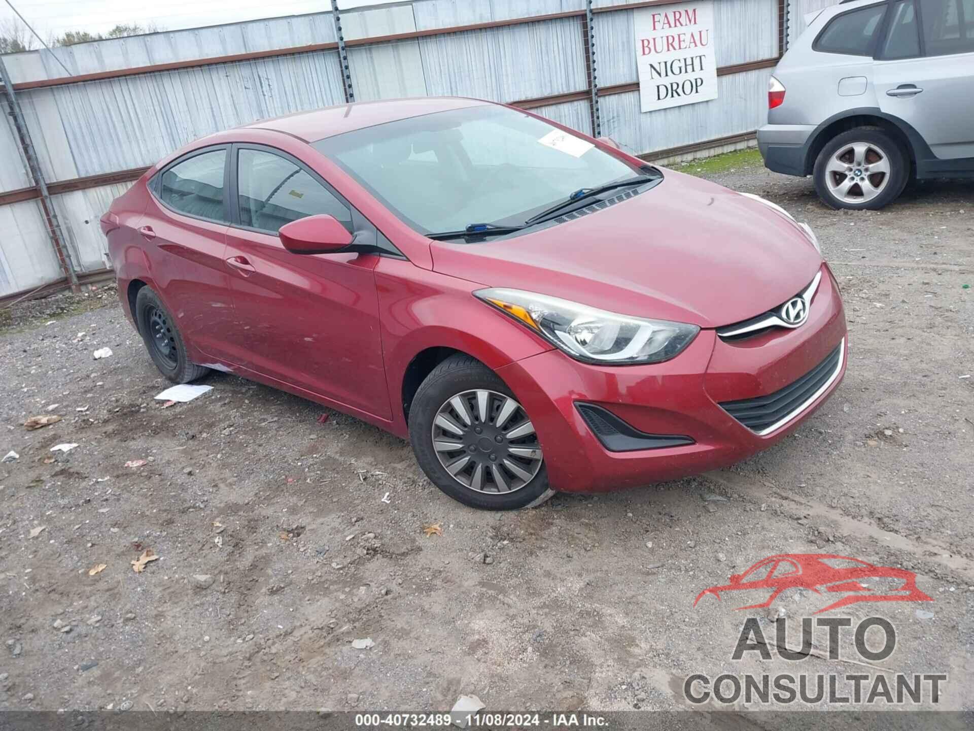 HYUNDAI ELANTRA 2016 - 5NPDH4AE1GH765792