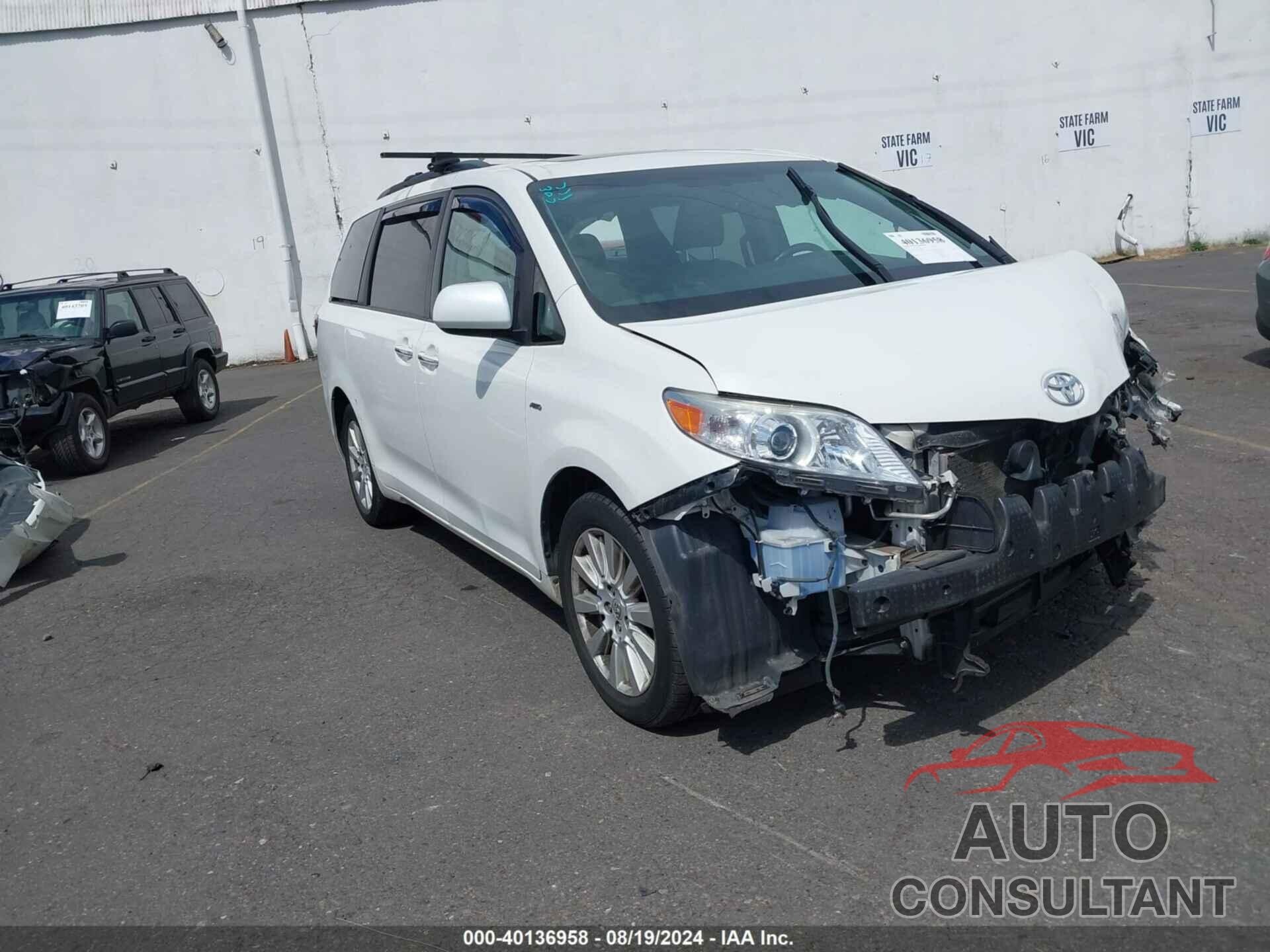 TOYOTA SIENNA 2017 - 5TDDZ3DC7HS161998