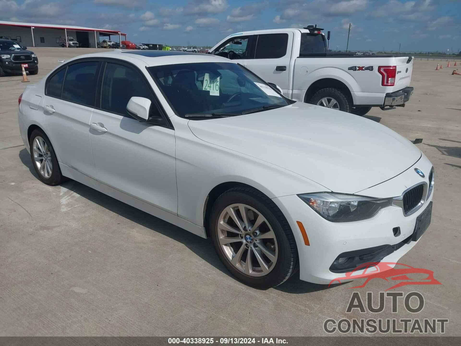 BMW 320I 2017 - WBA8E1G38HNU17498