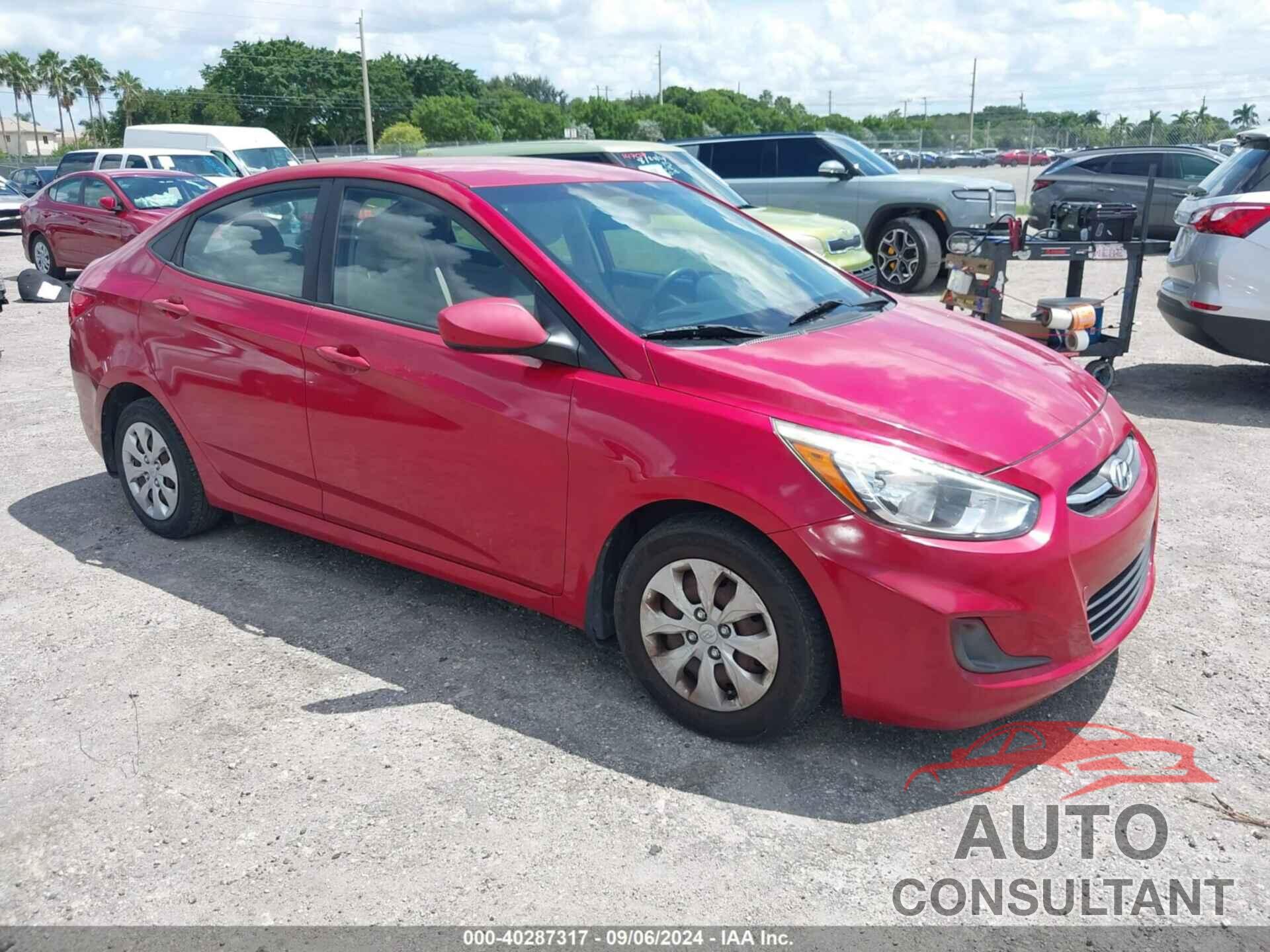 HYUNDAI ACCENT 2016 - KMHCT4AE3GU158465