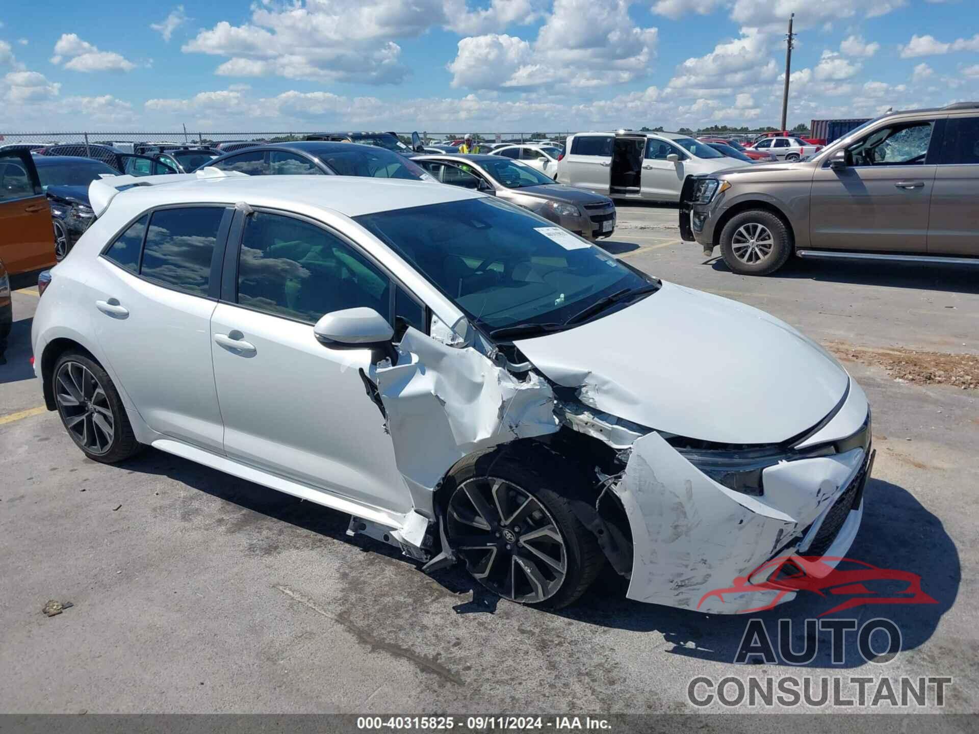 TOYOTA COROLLA 2022 - JTNC4MBE7N3191290