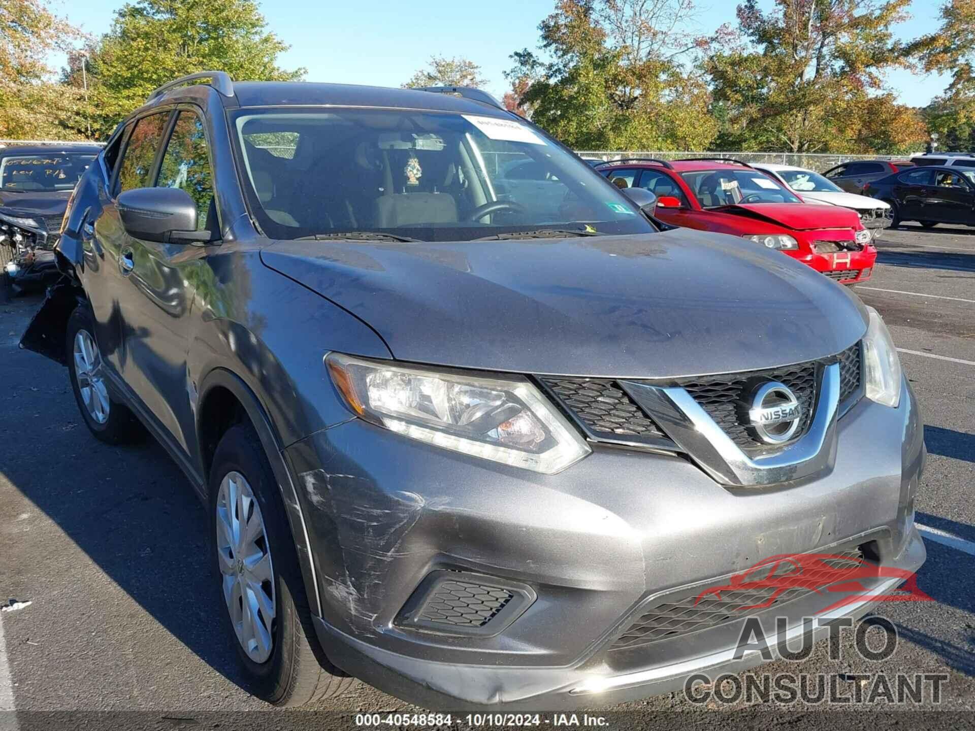 NISSAN ROGUE 2016 - KNMAT2MV6GP641605