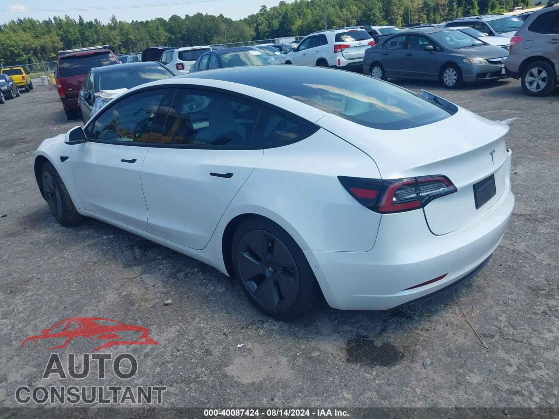 TESLA MODEL 3 2022 - 5YJ3E1EAXNF360164