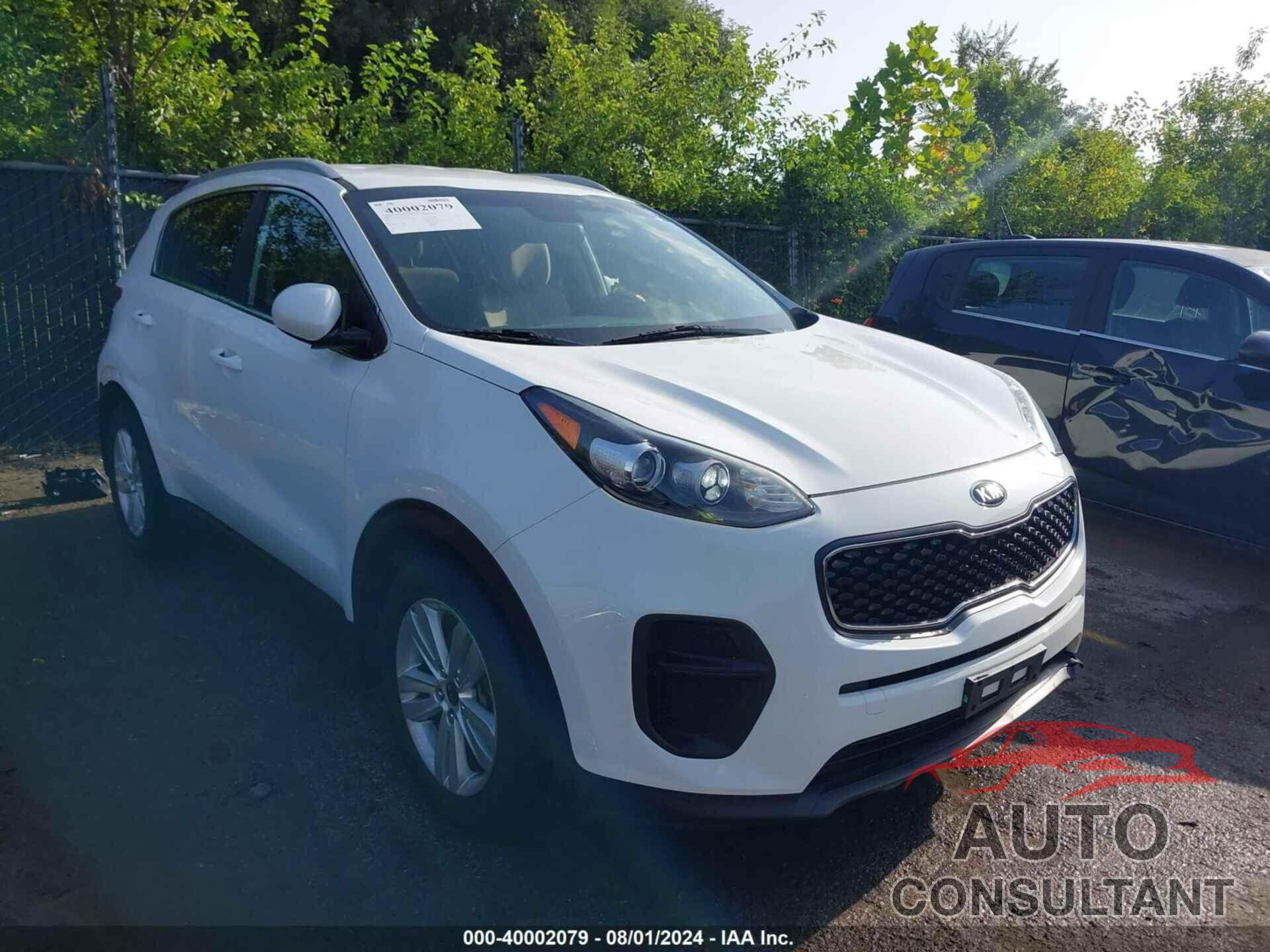 KIA SPORTAGE 2018 - KNDPM3AC0J7476674