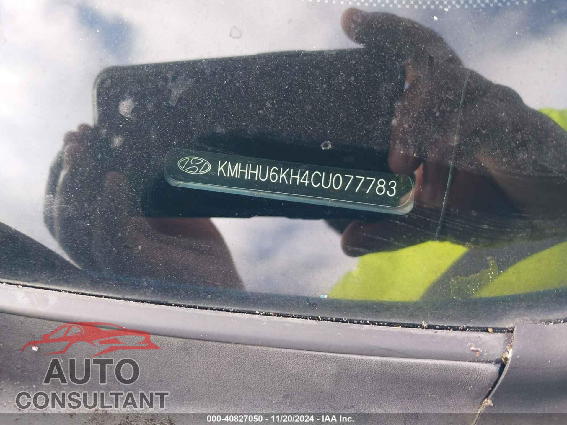 HYUNDAI GENESIS 2012 - KMHHU6KH4CU077783
