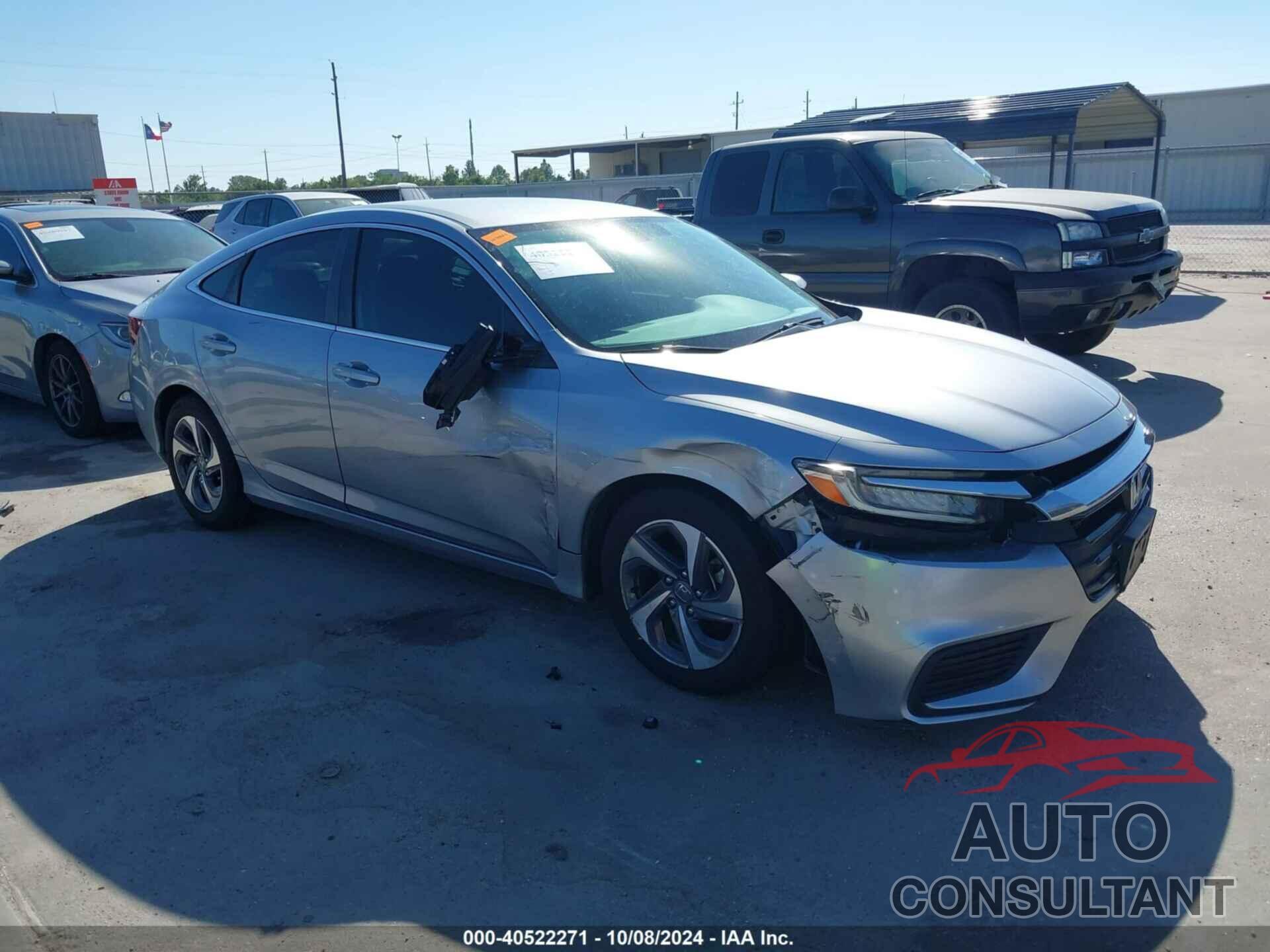 HONDA INSIGHT 2019 - 19XZE4F51KE010162
