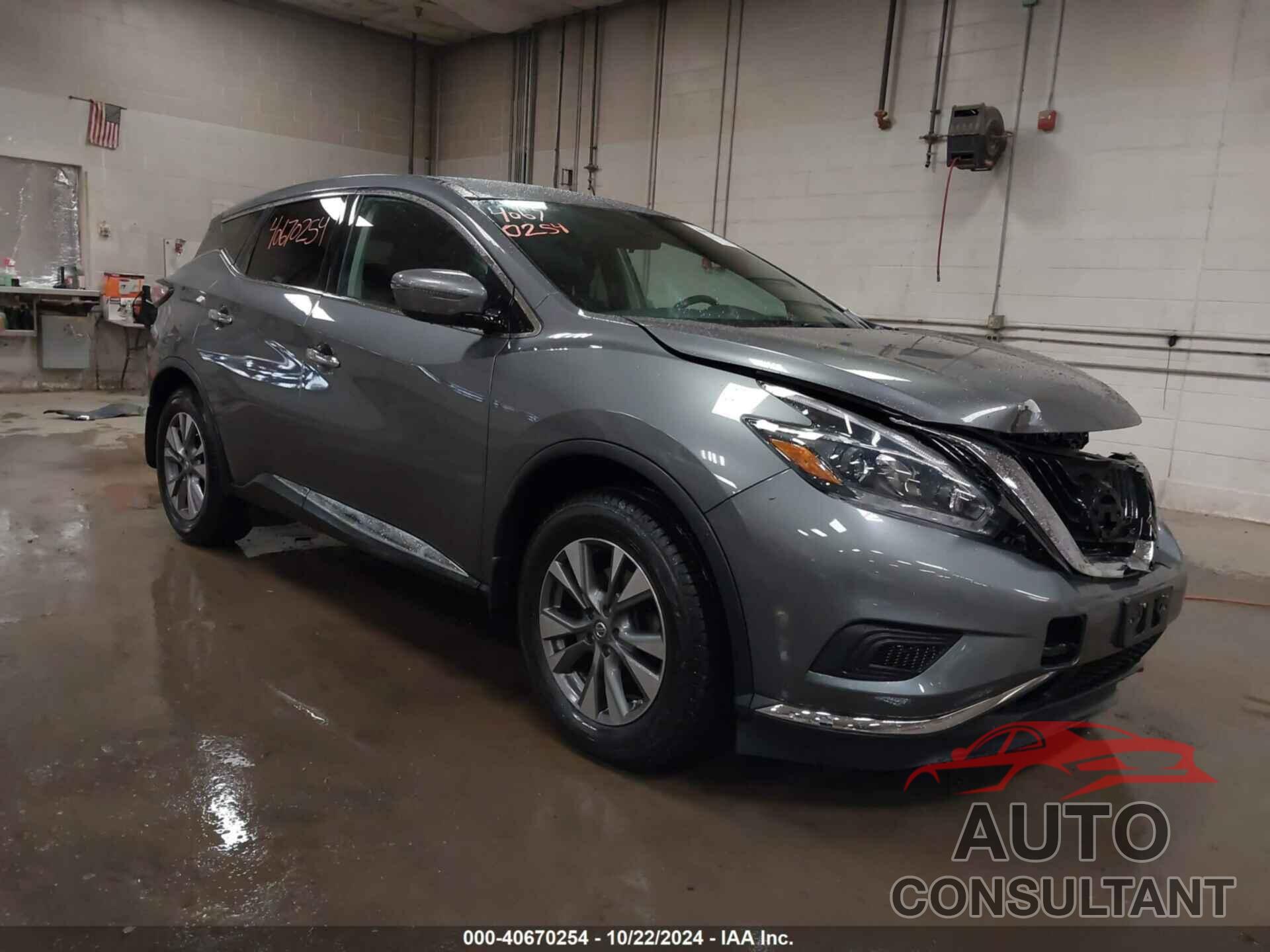 NISSAN MURANO 2018 - 5N1AZ2MH2JN194651