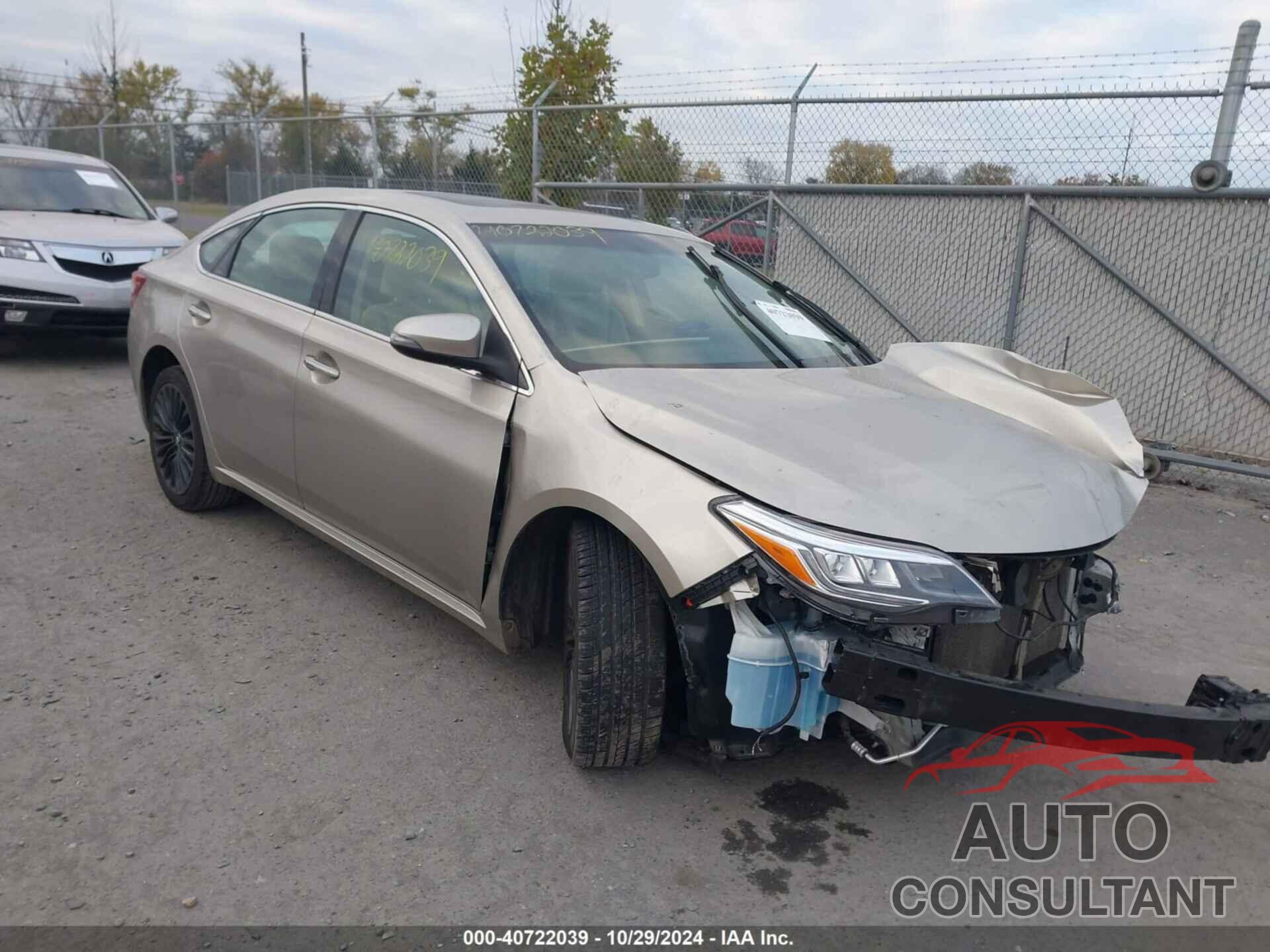 TOYOTA AVALON 2016 - 4T1BK1EB7GU230538