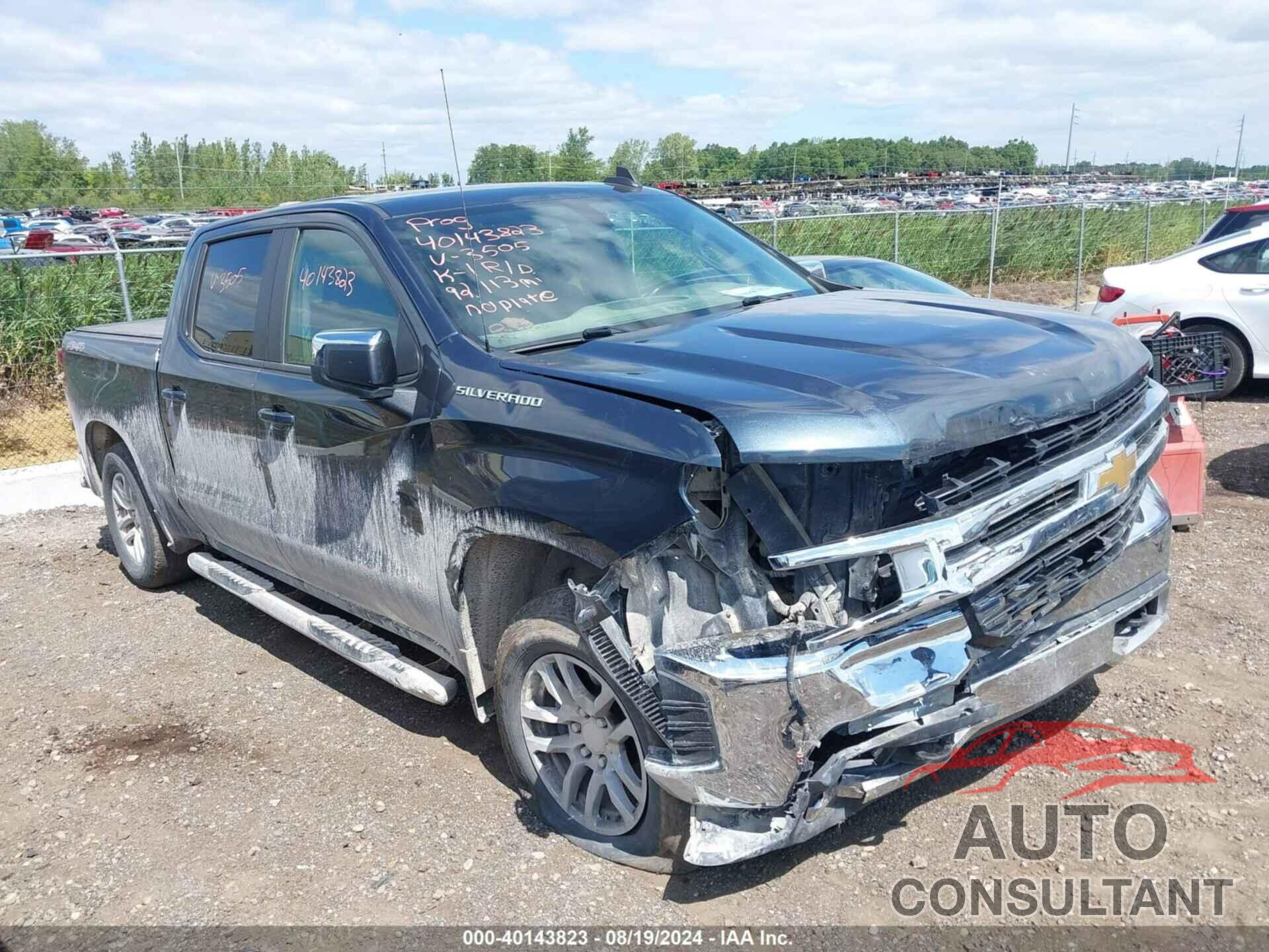 CHEVROLET SILVERADO 1500 2019 - 1GCUYDED6KZ413505