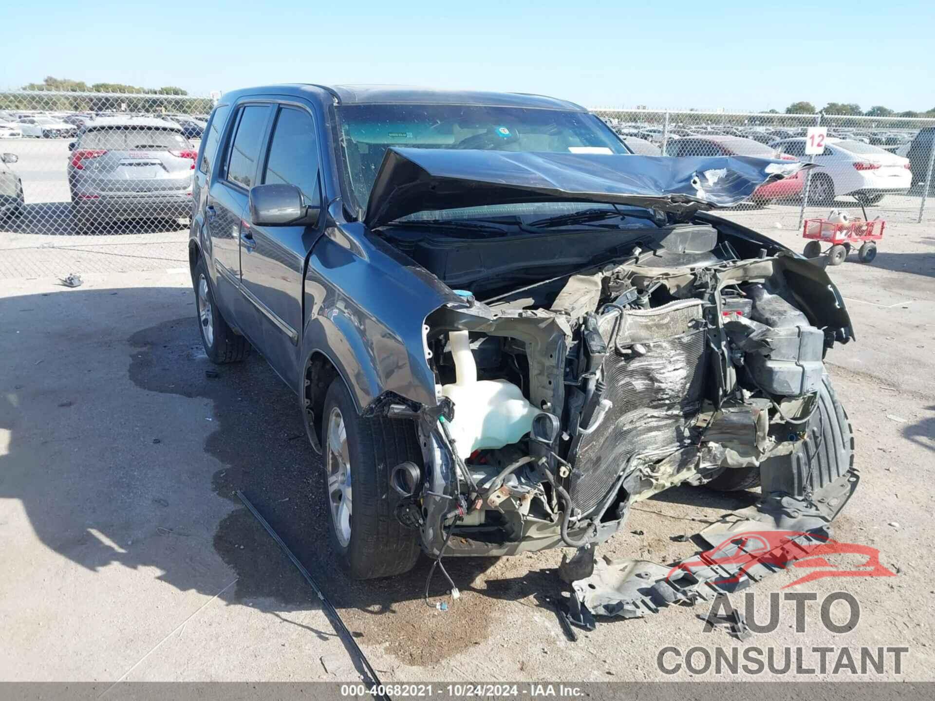 HONDA PILOT 2012 - 5FNYF3H51CB042850