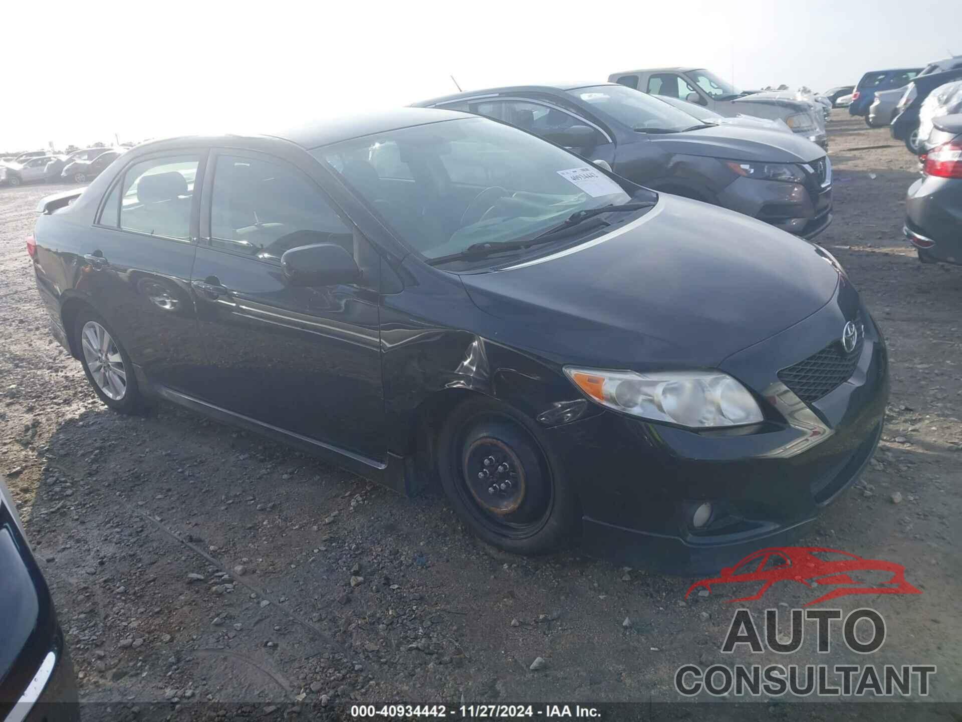 TOYOTA COROLLA 2009 - 1NXBU40E59Z146945