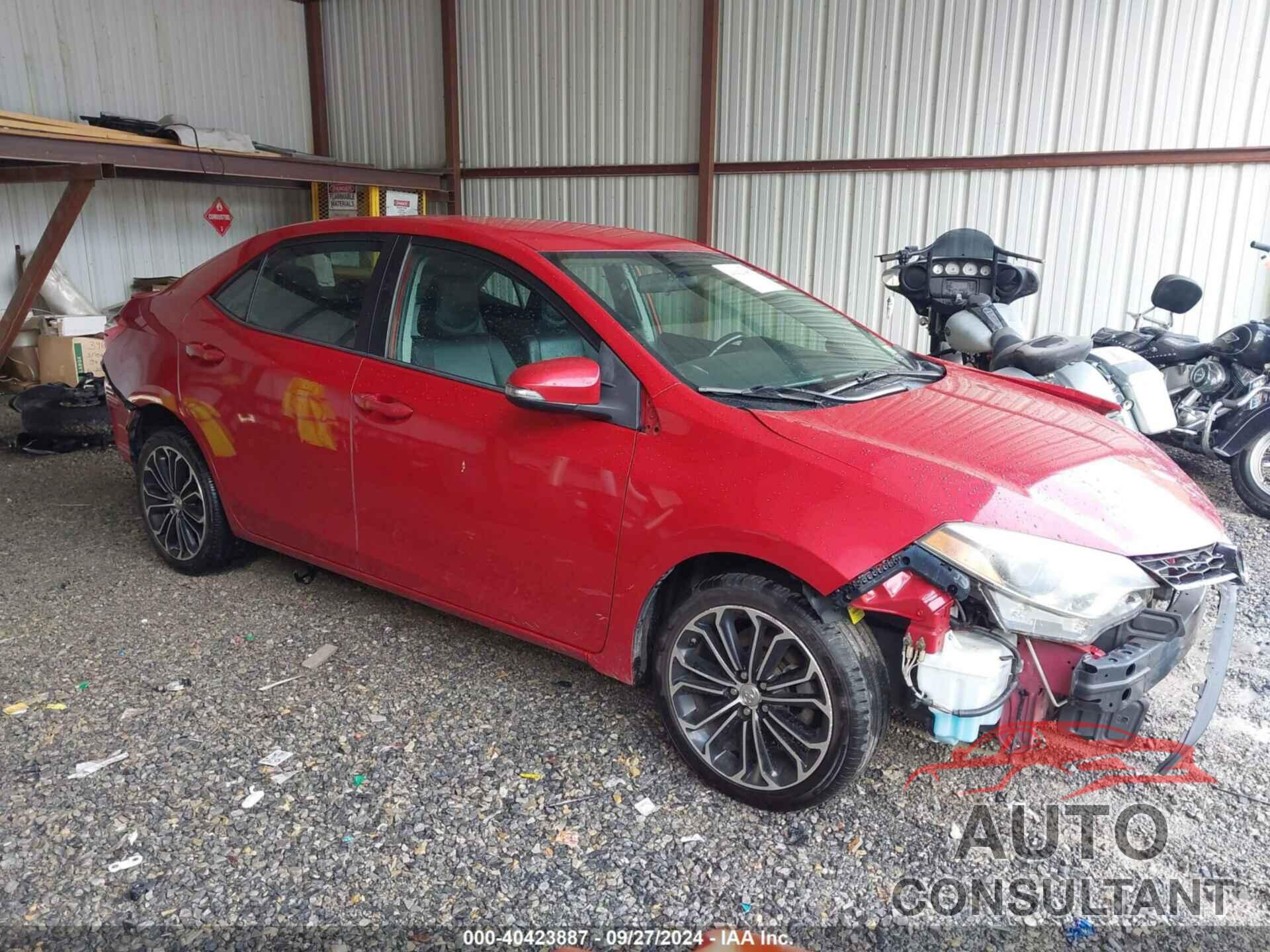 TOYOTA COROLLA 2016 - 2T1BURHE9GC538715
