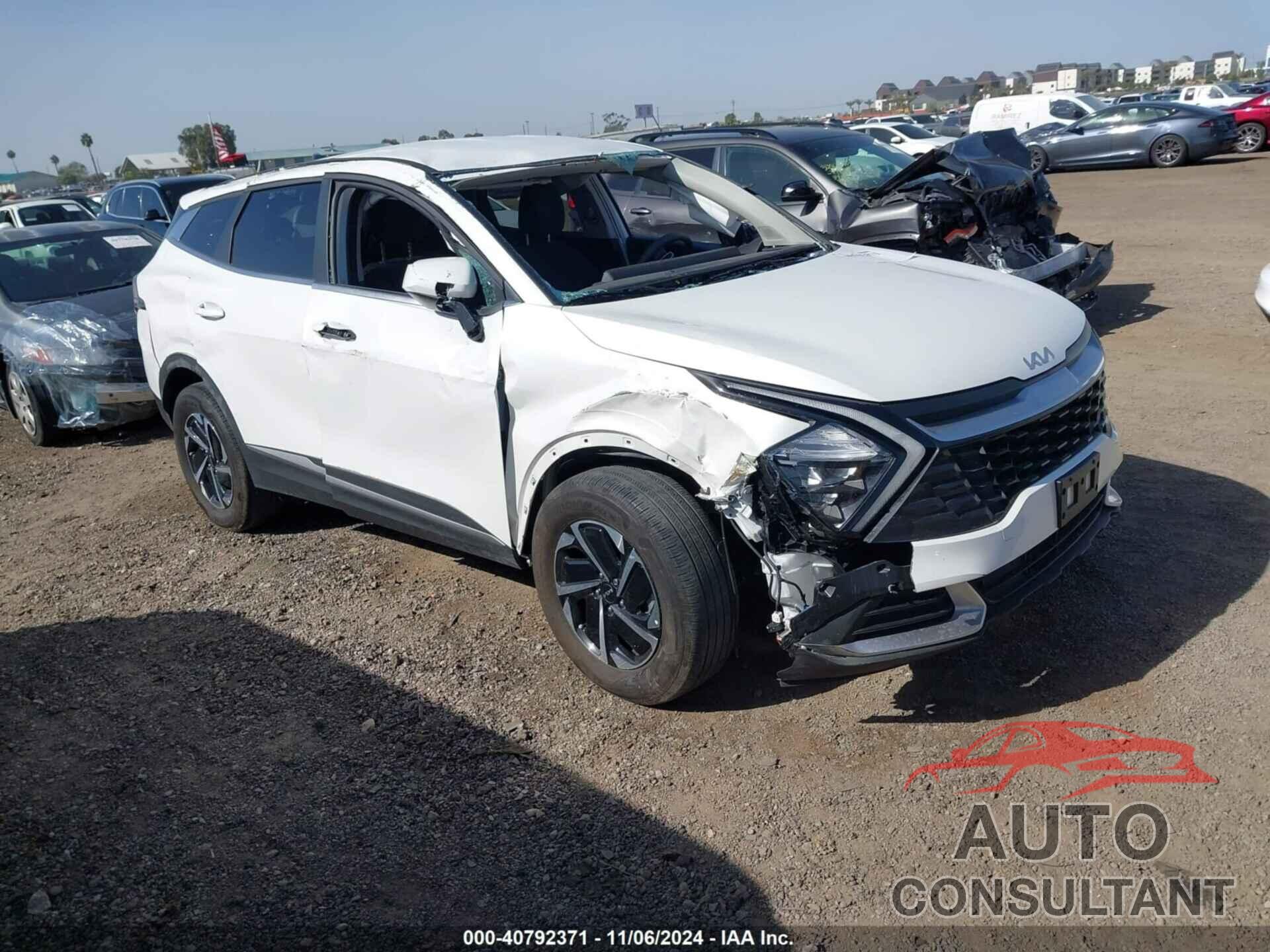 KIA SPORTAGE HYBRID 2023 - KNDPU3AGXP7100348